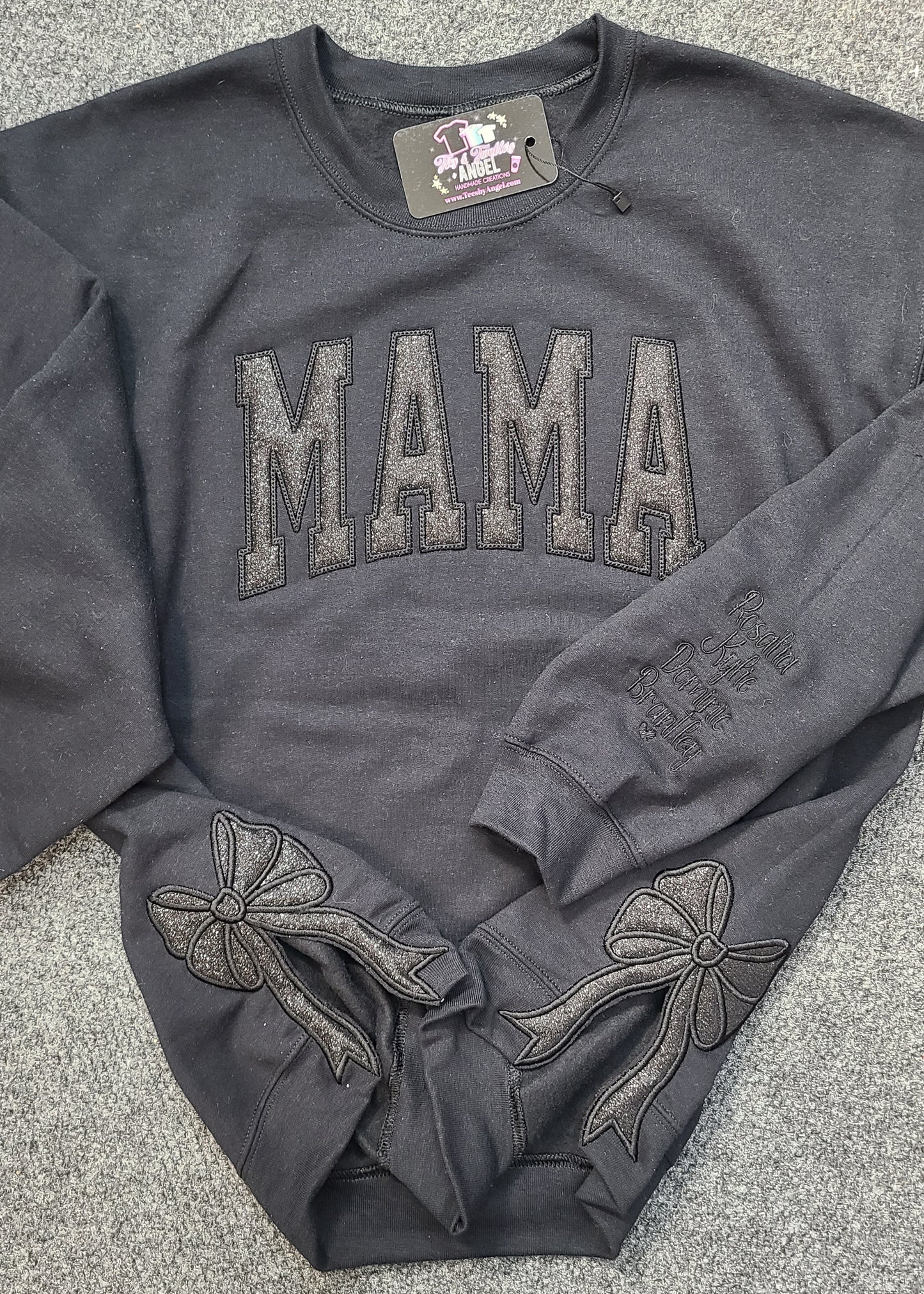 Create your own GLITTER sweatshirt with SIDEBOWS!