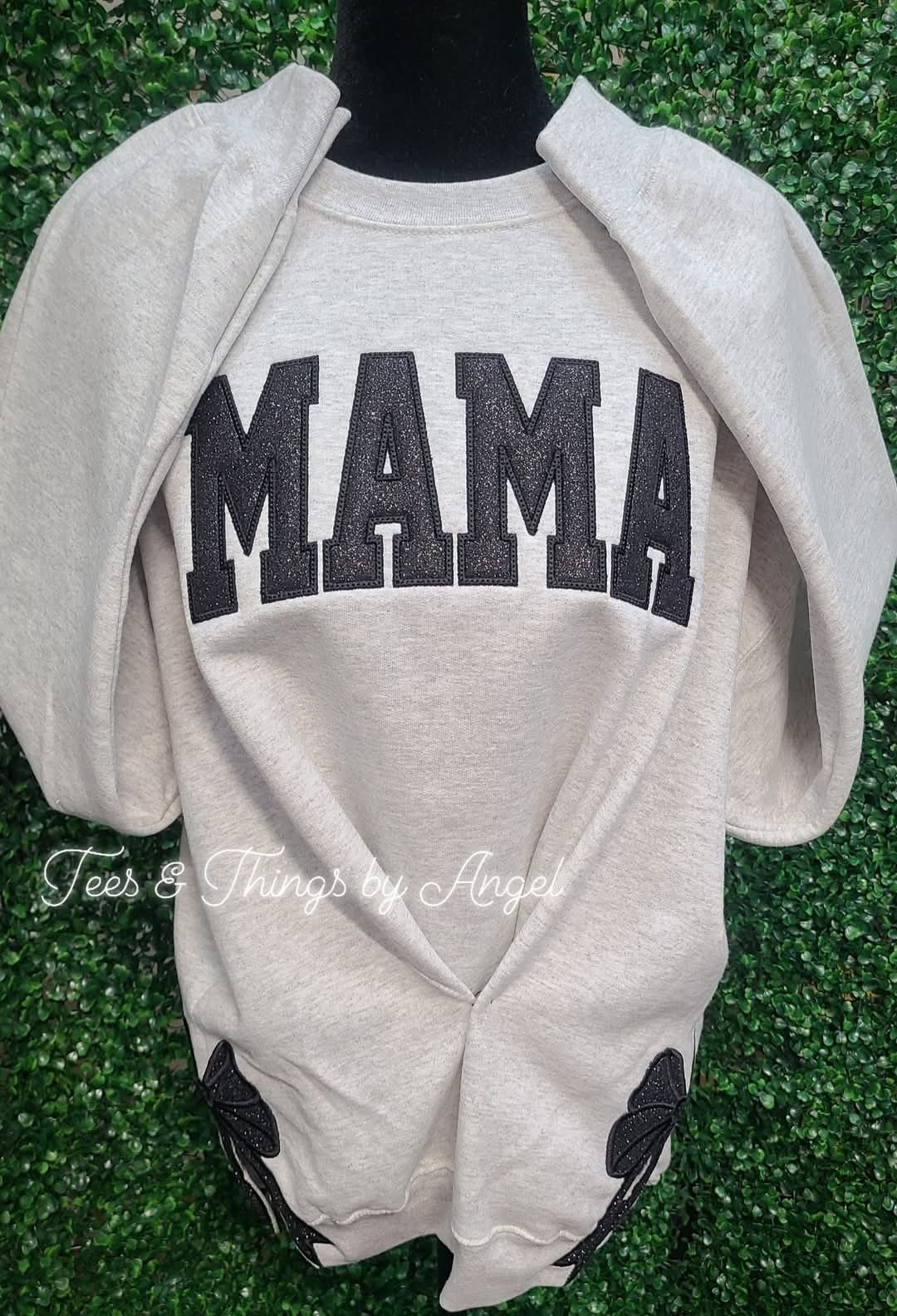 Create your own GLITTER sweatshirt with SIDEBOWS!