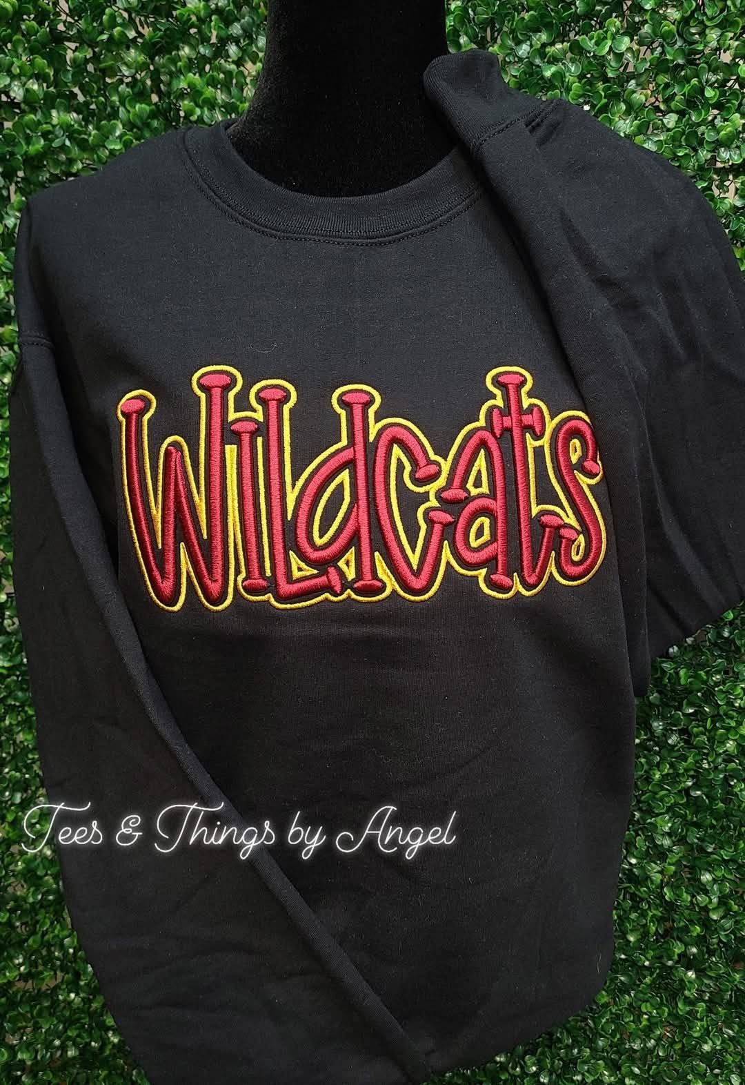 Wildcats 3D embroidered sweatshirt 💛