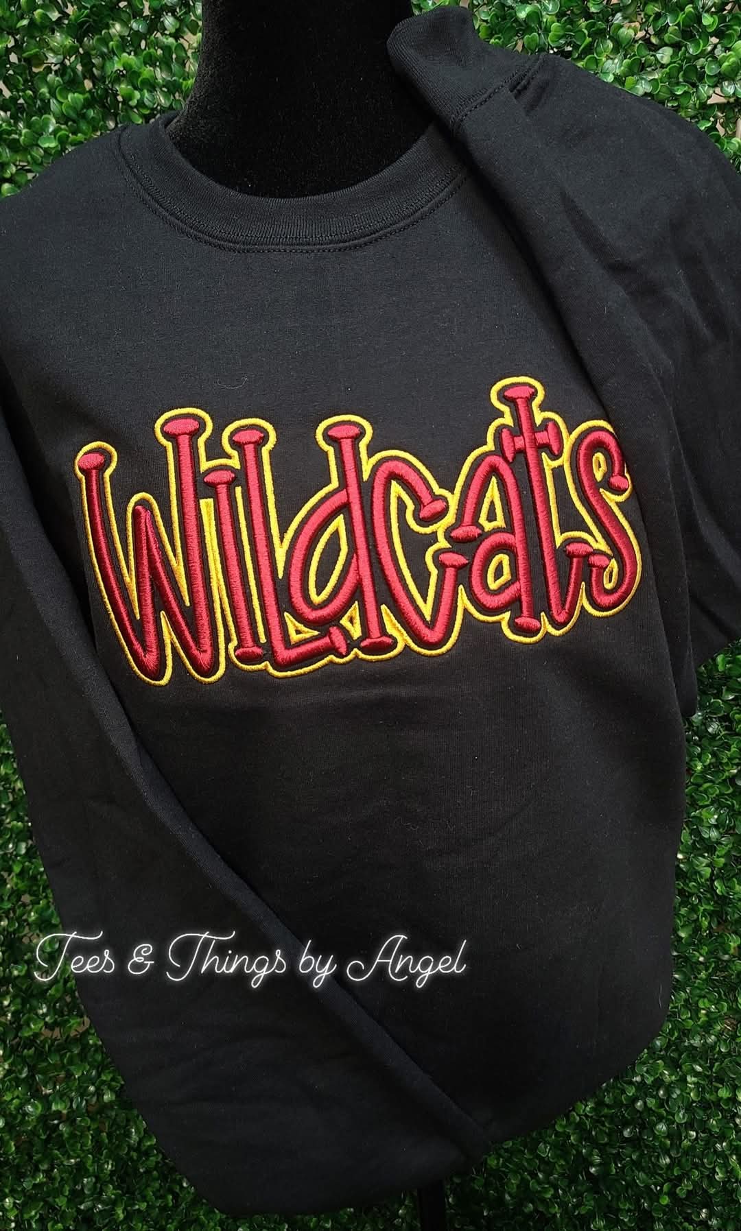 Wildcats 3D embroidered sweatshirt 💛