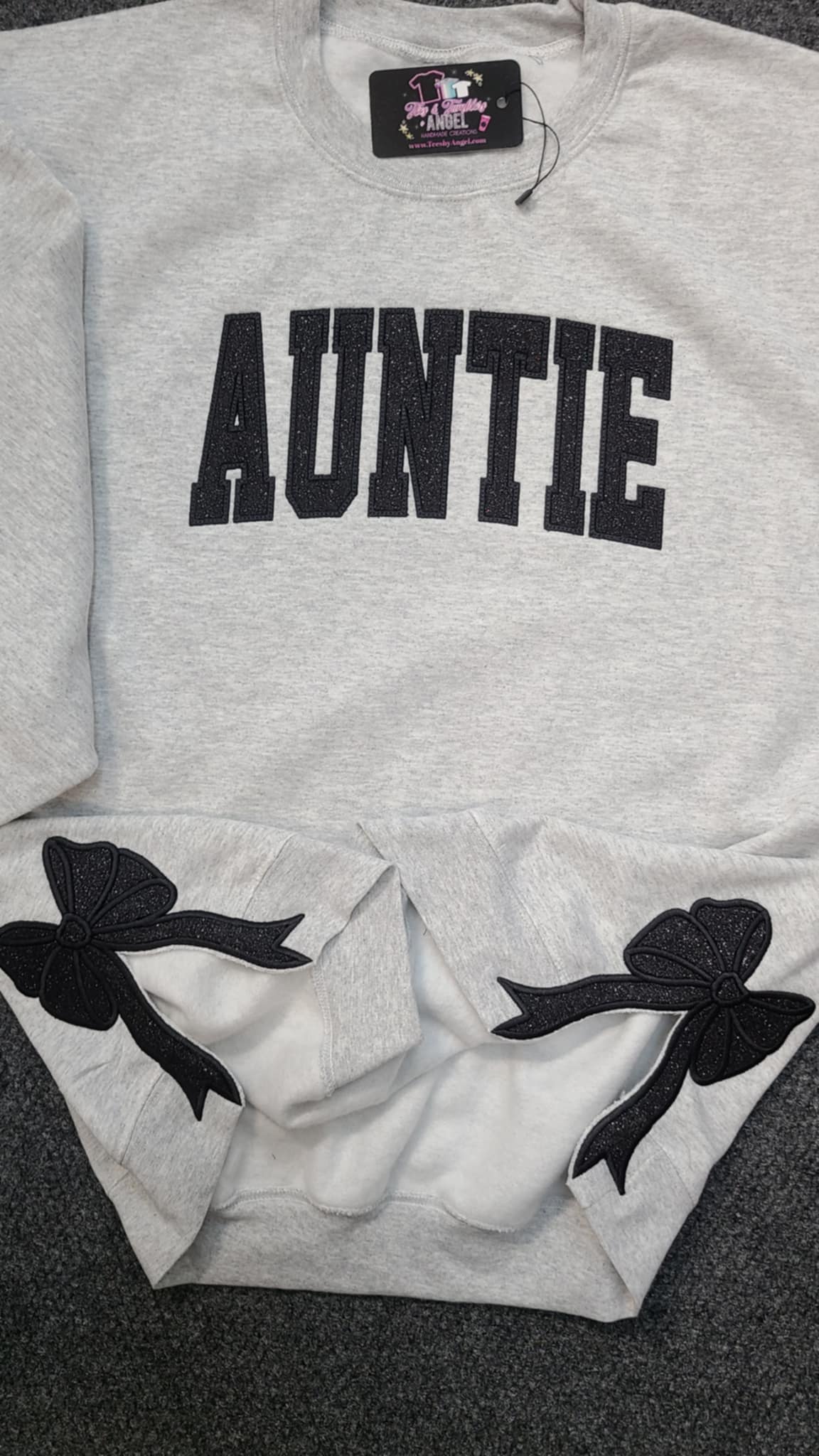 Create your own GLITTER sweatshirt with SIDEBOWS!