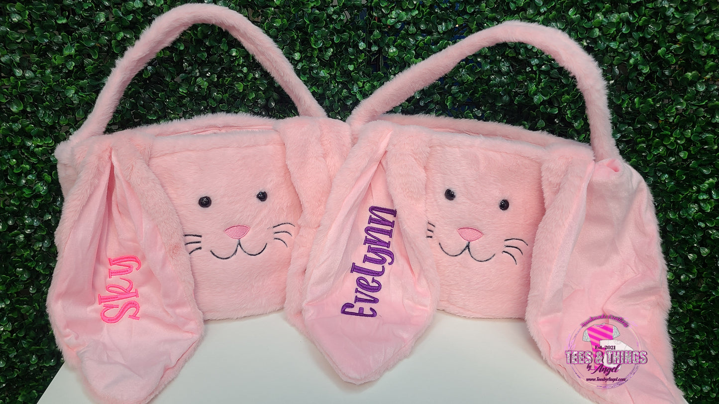 Fluffy Floppy Ear Bunny Baskets