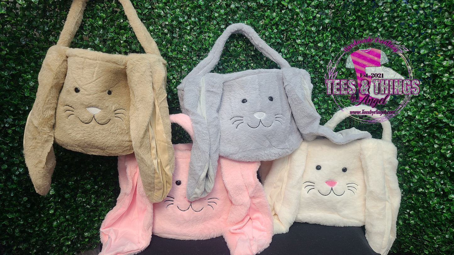 Fluffy Floppy Ear Bunny Baskets