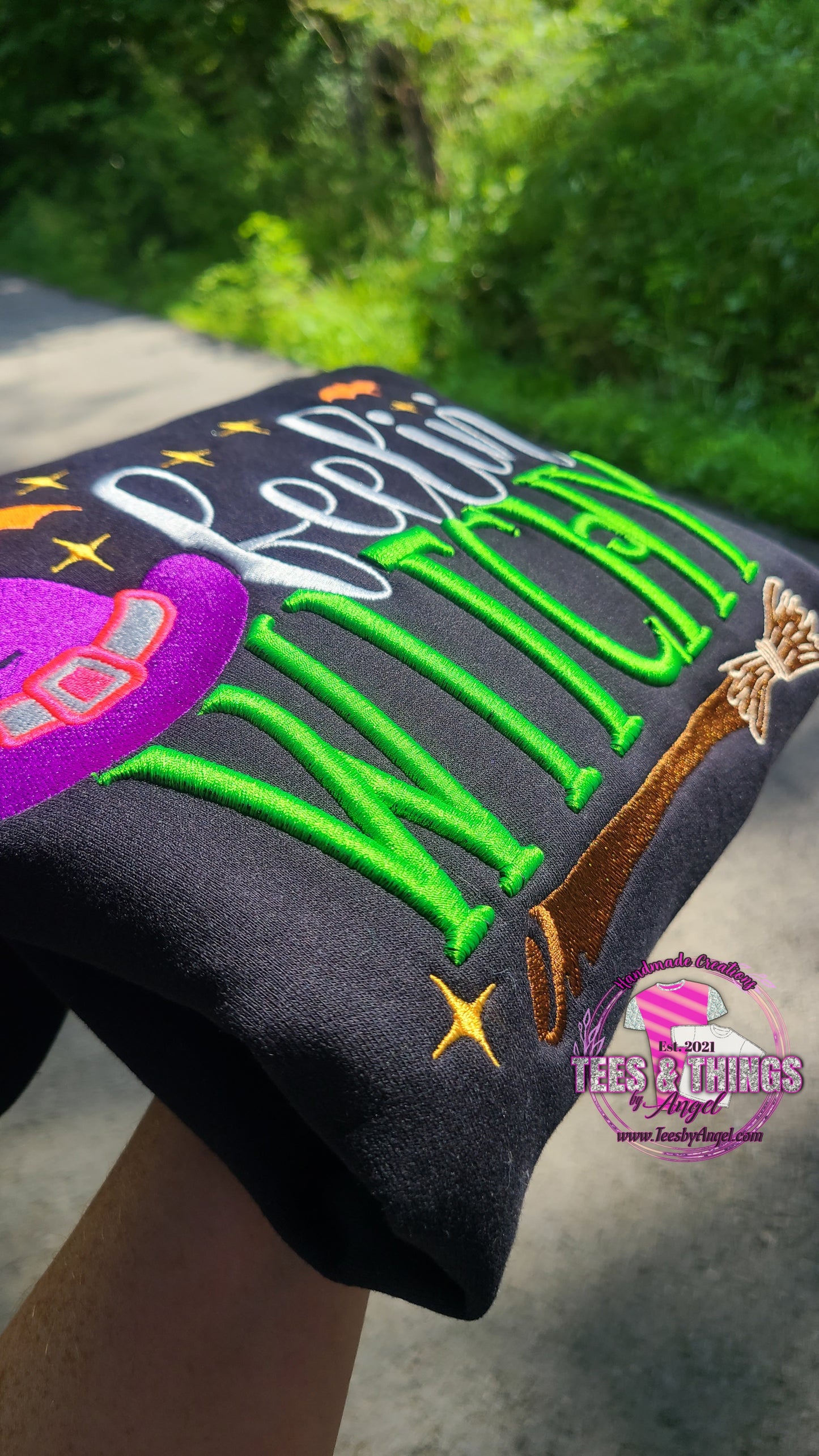 Feeling Witchy 🧙♀️ Embroidered Sweatshirt