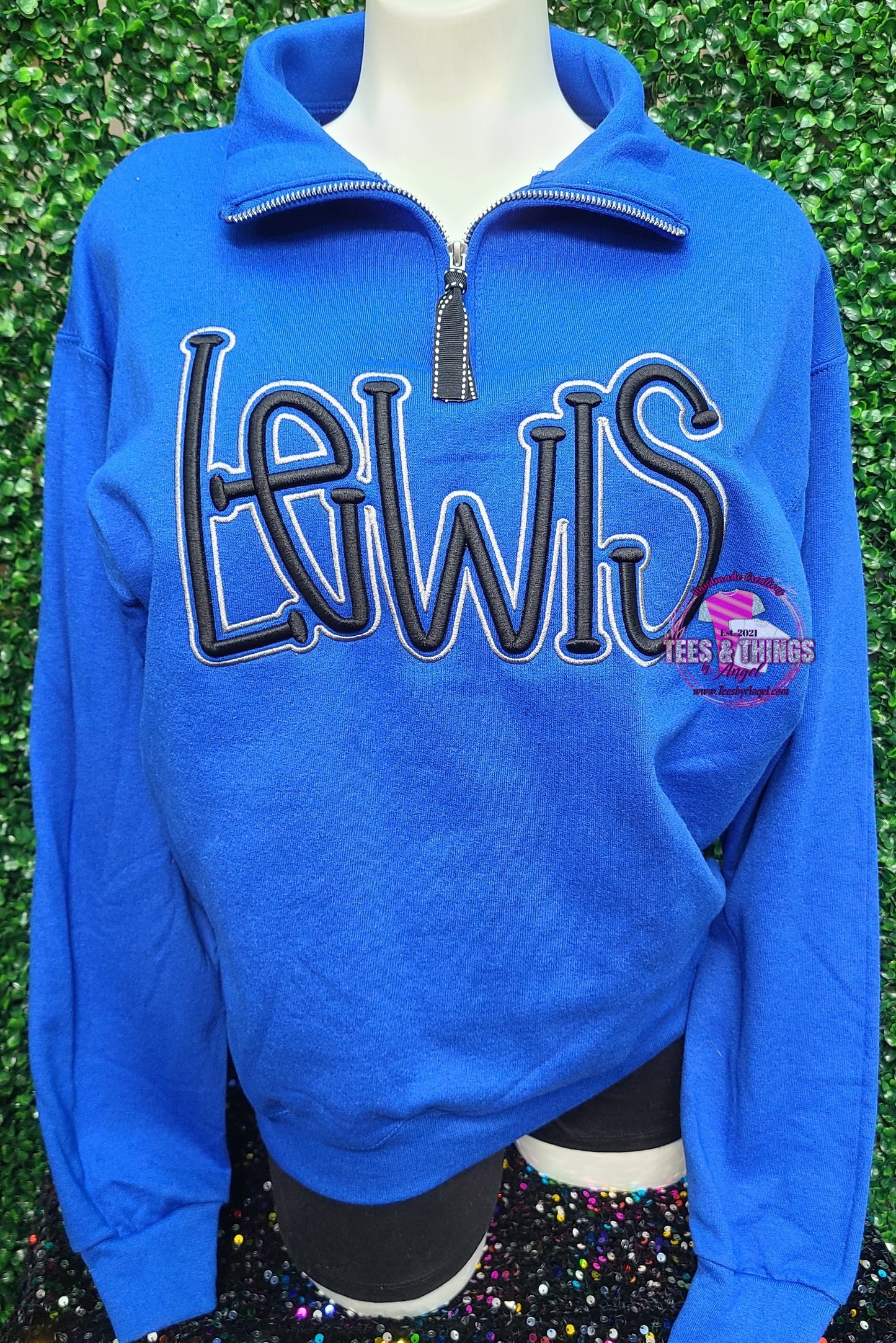 Lewis 3D embroidered sweatshirt ππ©Άπ€
