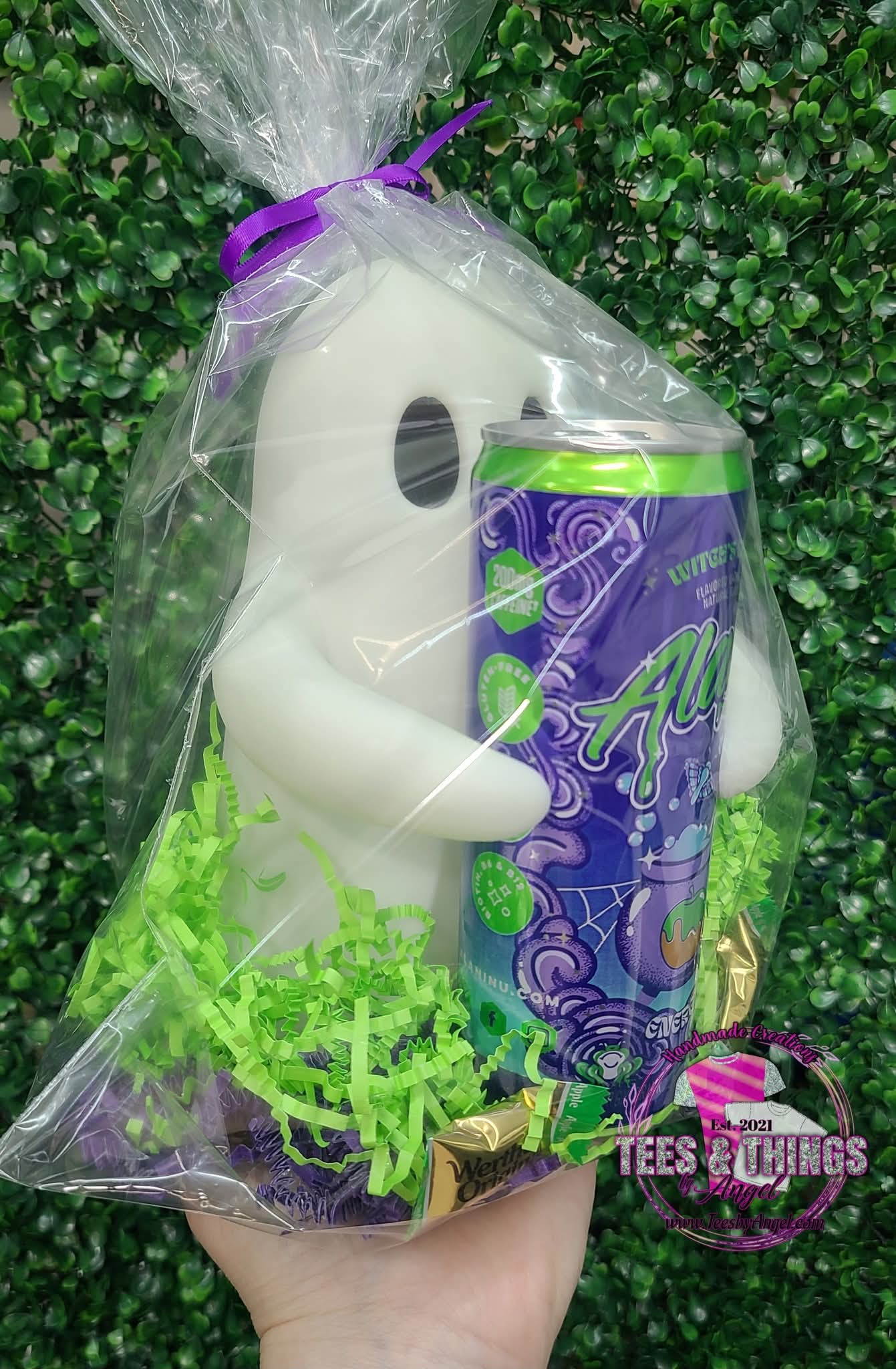 Glow in the Dark Ghost Can Holder. 👻