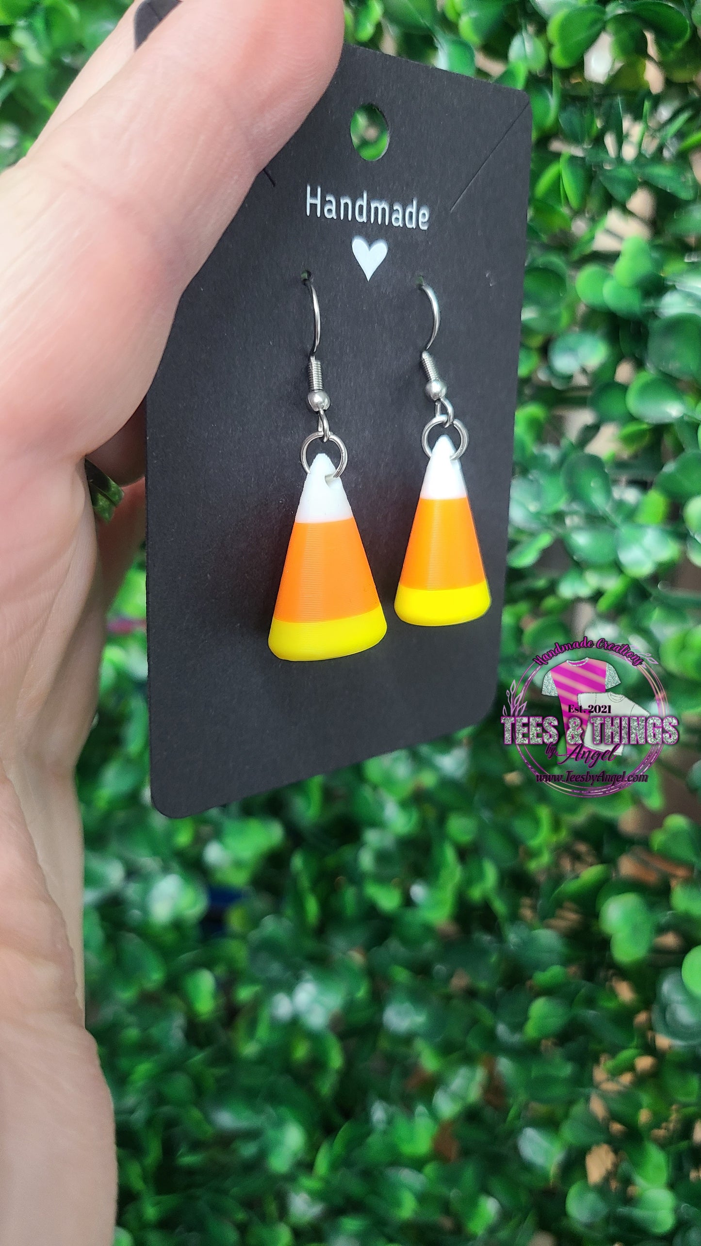 Candy Corn Earrings ๐งก๐