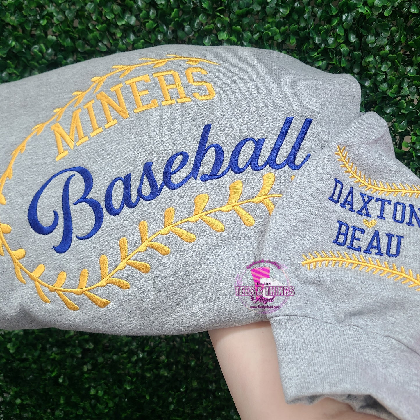 Baseball Laces Custom Sweatshirt ⚾️