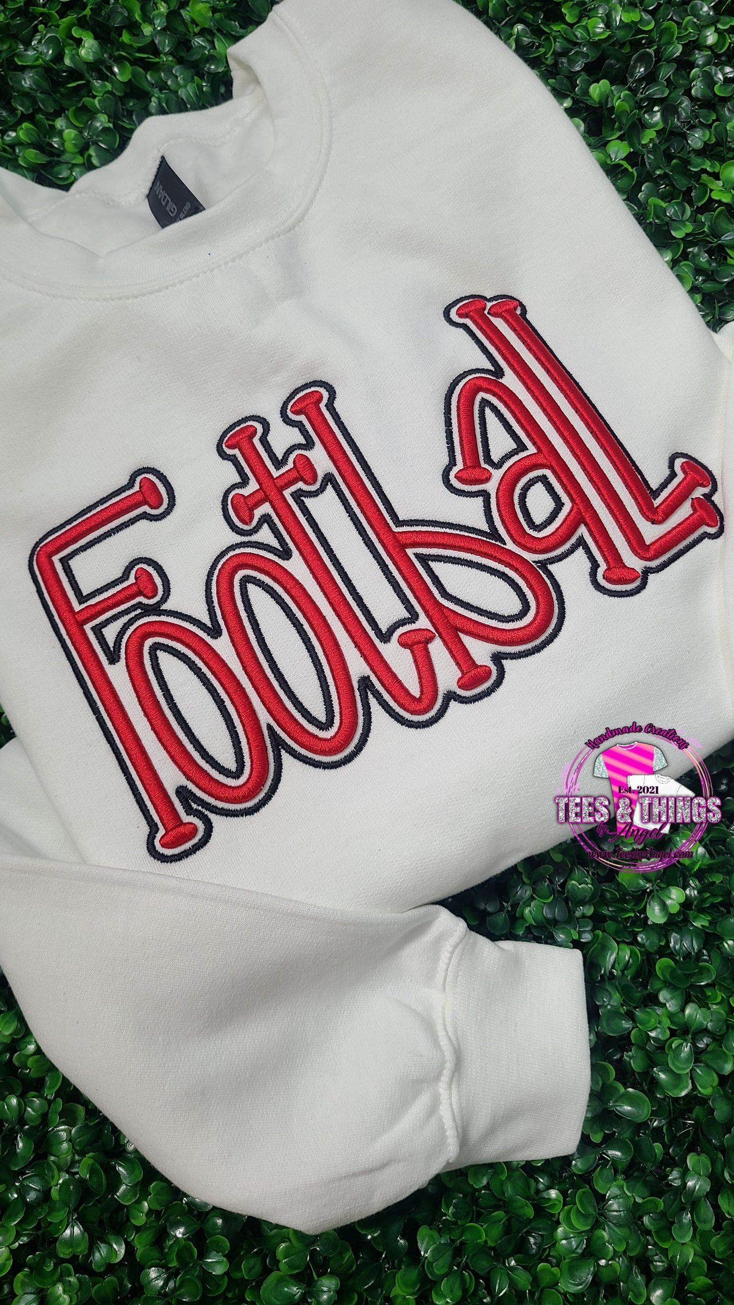 Football 🏈 3D embroidered!
