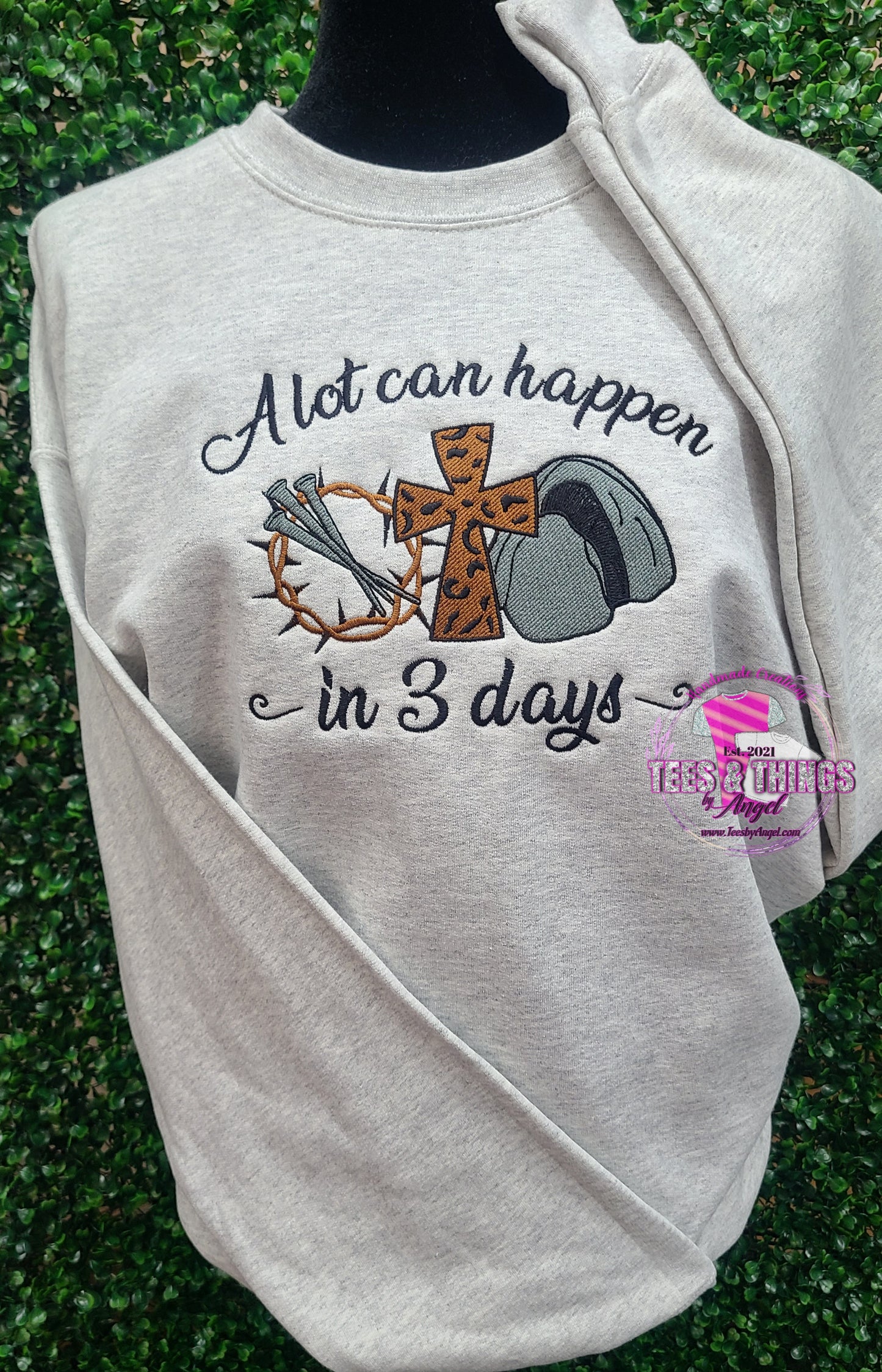 A Lot Can Happen in 3 Days ✝️ (small design)