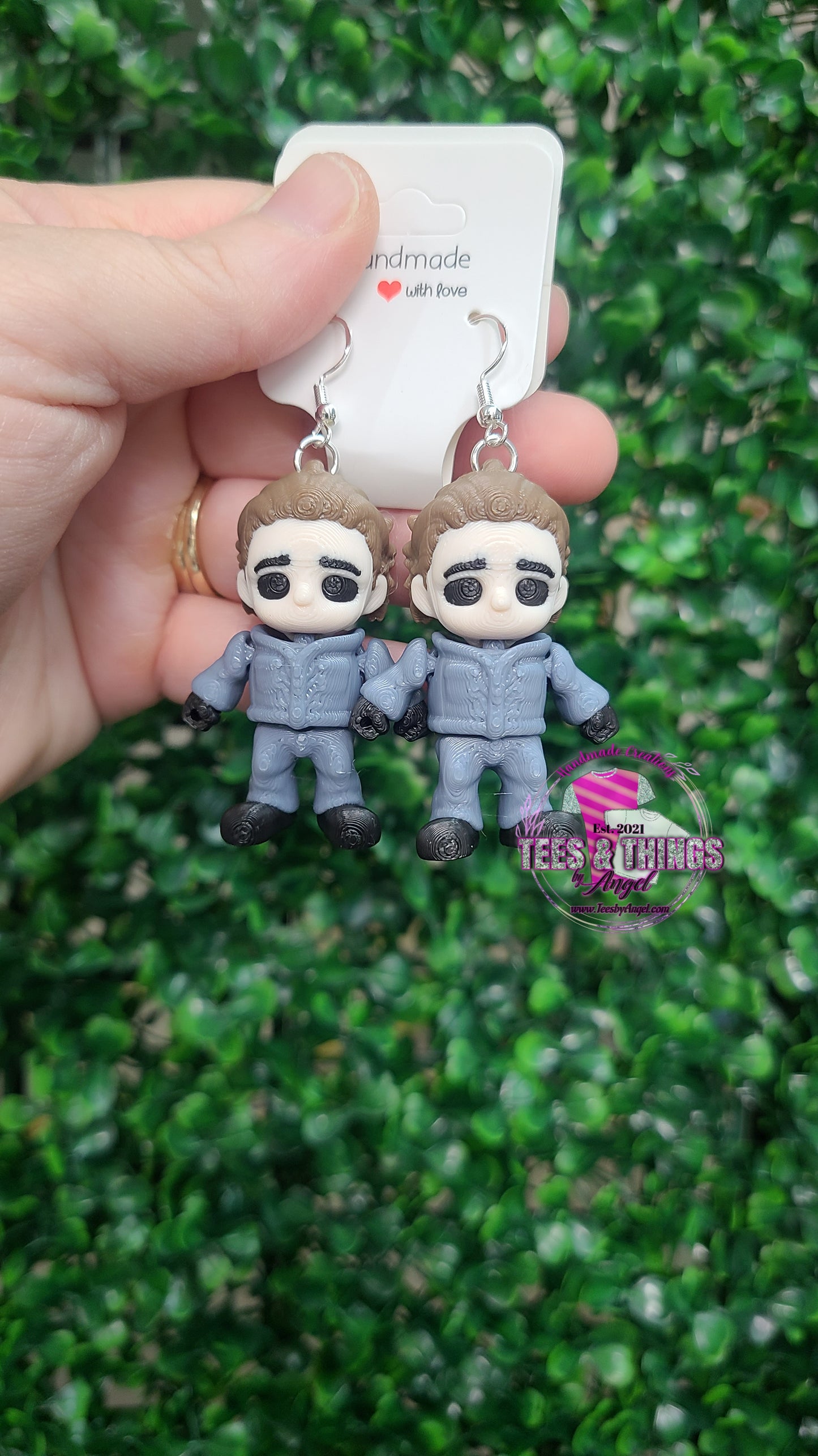 Michael Myers 3D printed Earrings! 🖤