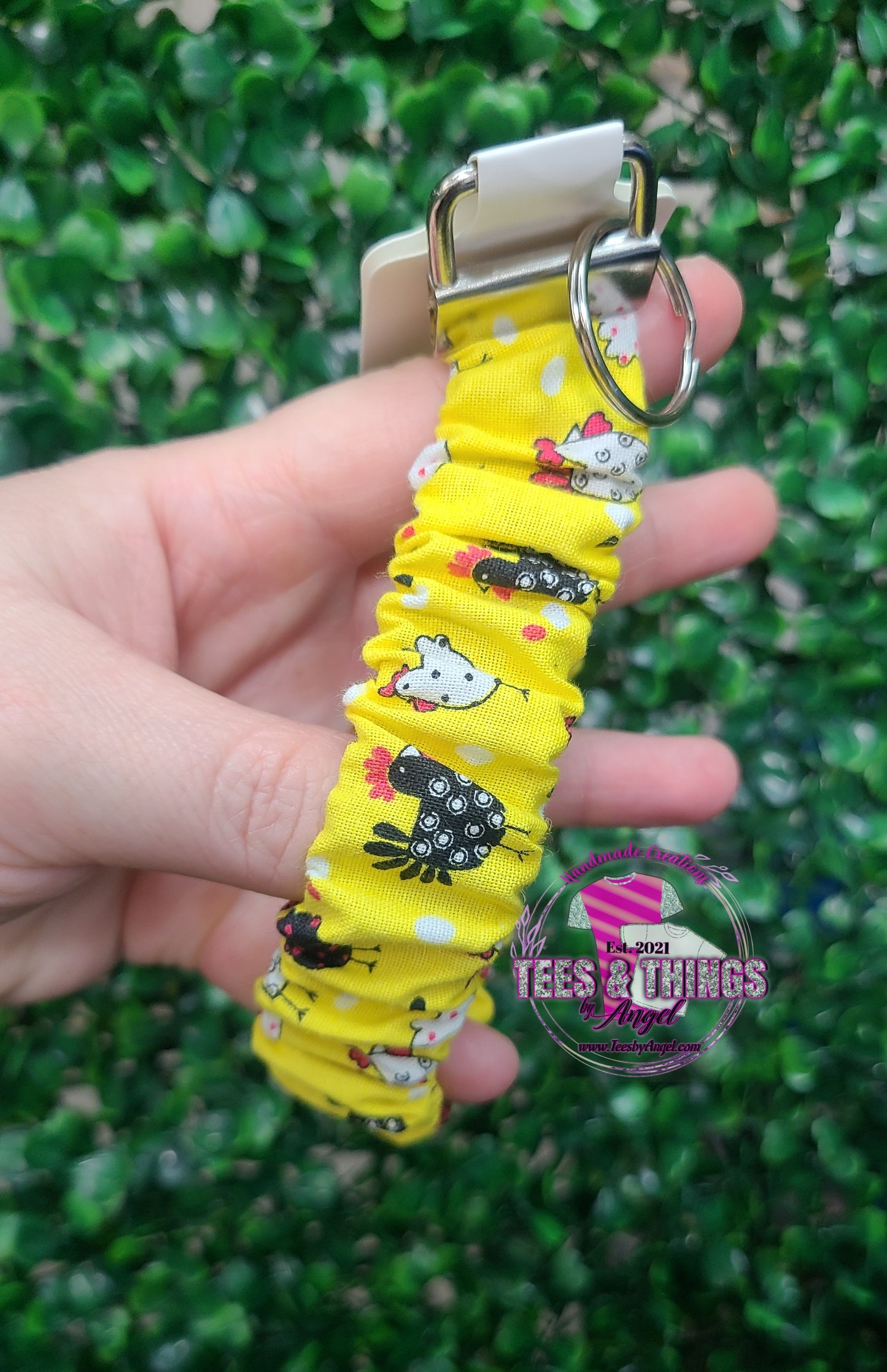 Chicken š Scrunchie Keyfob Wristlet