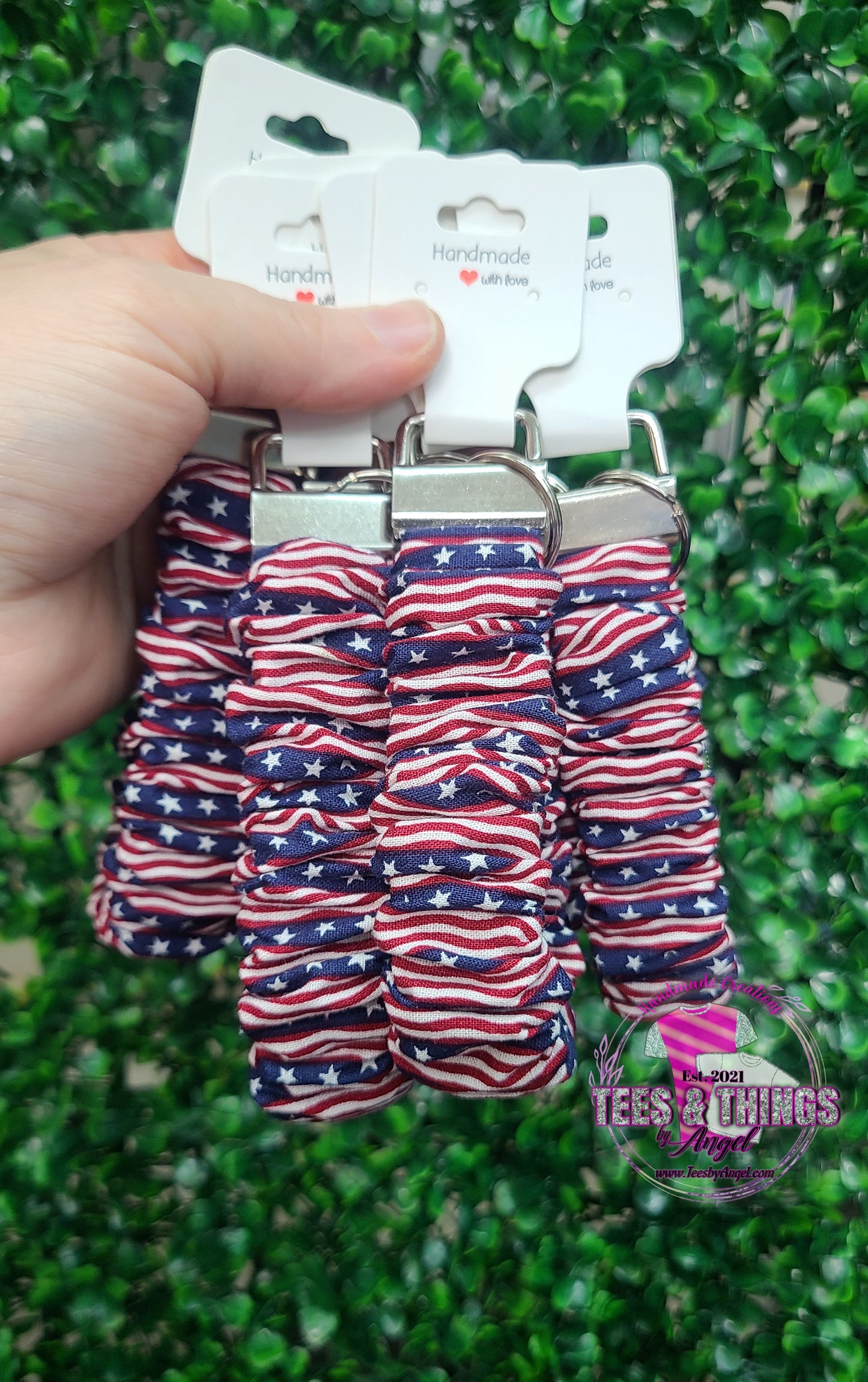 Patriotic 🇺🇸 Scrunchie Keyfob Wristlet