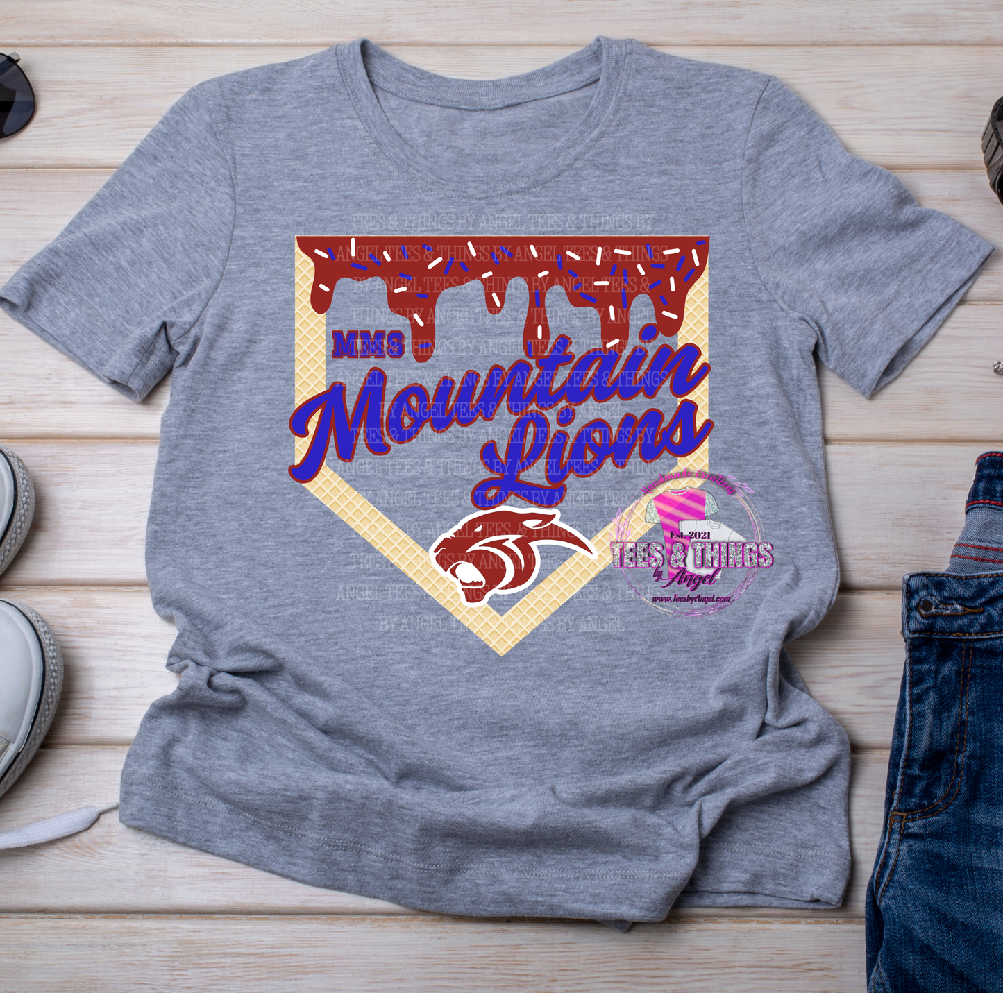 Local School Mascot "Drip" tees! š„š¦ā¾ļø