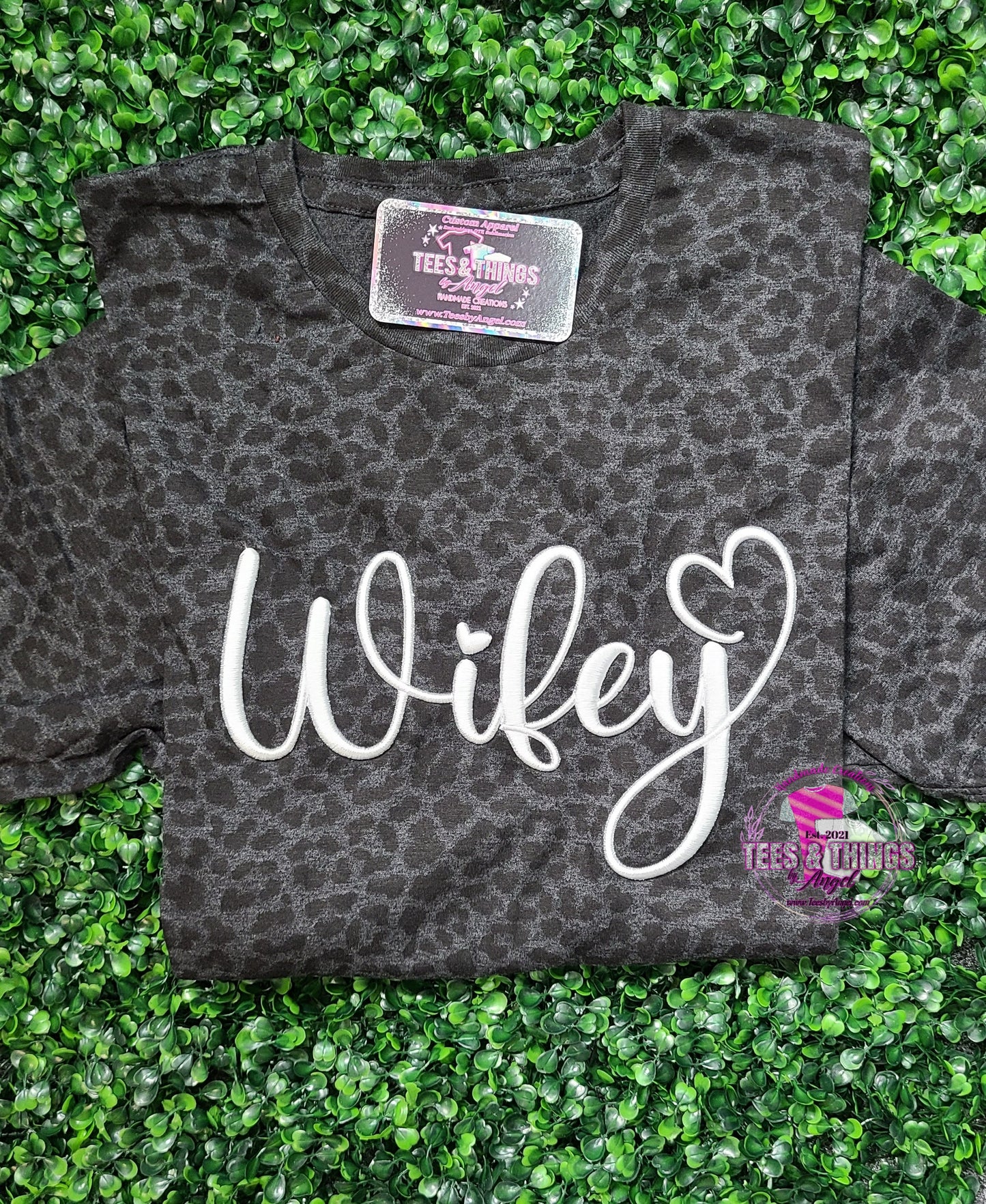 Wifey 3D Embroidered Tee
