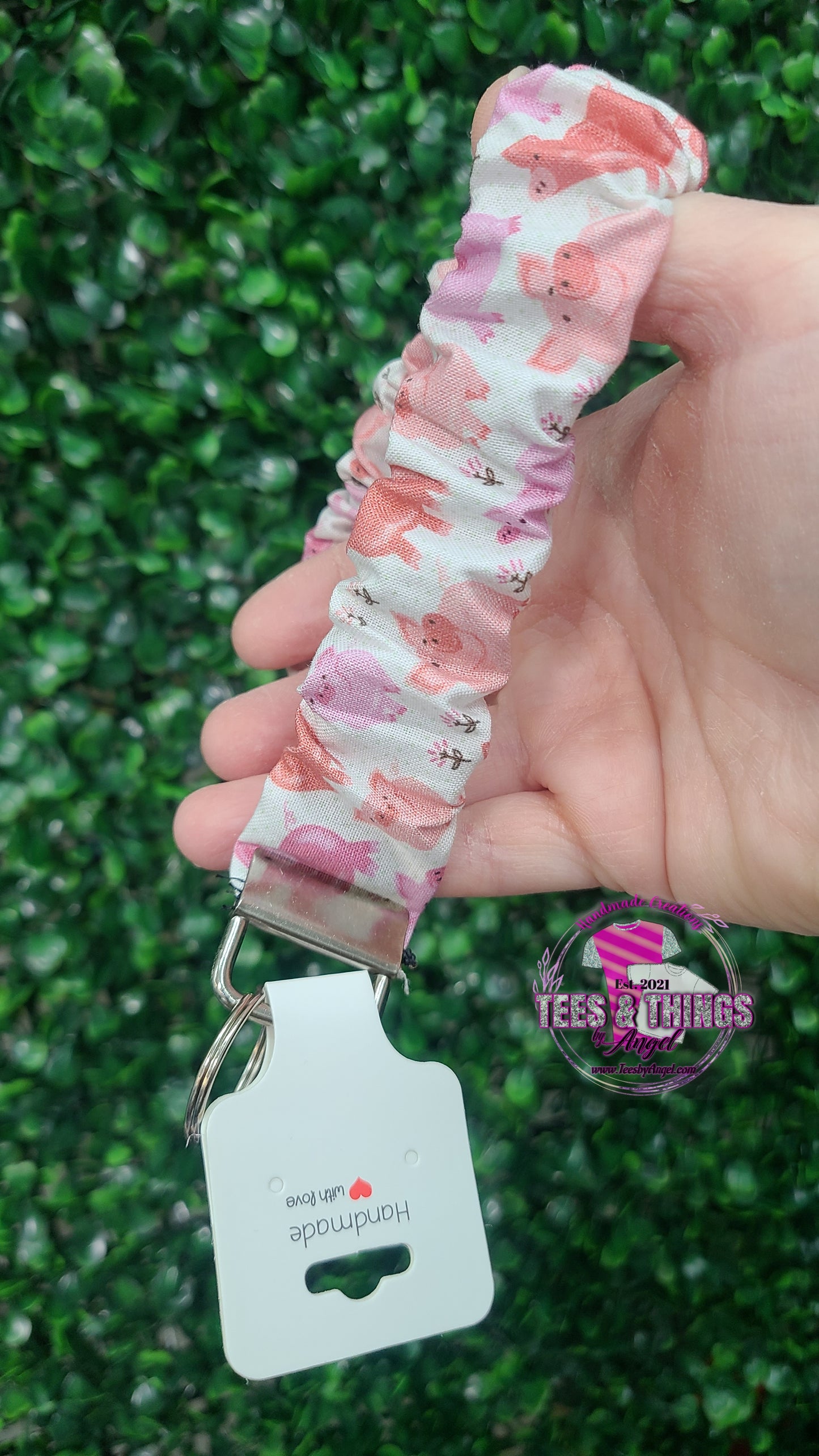 Piggy 🐷 Scrunchie Keyfob Wristlet