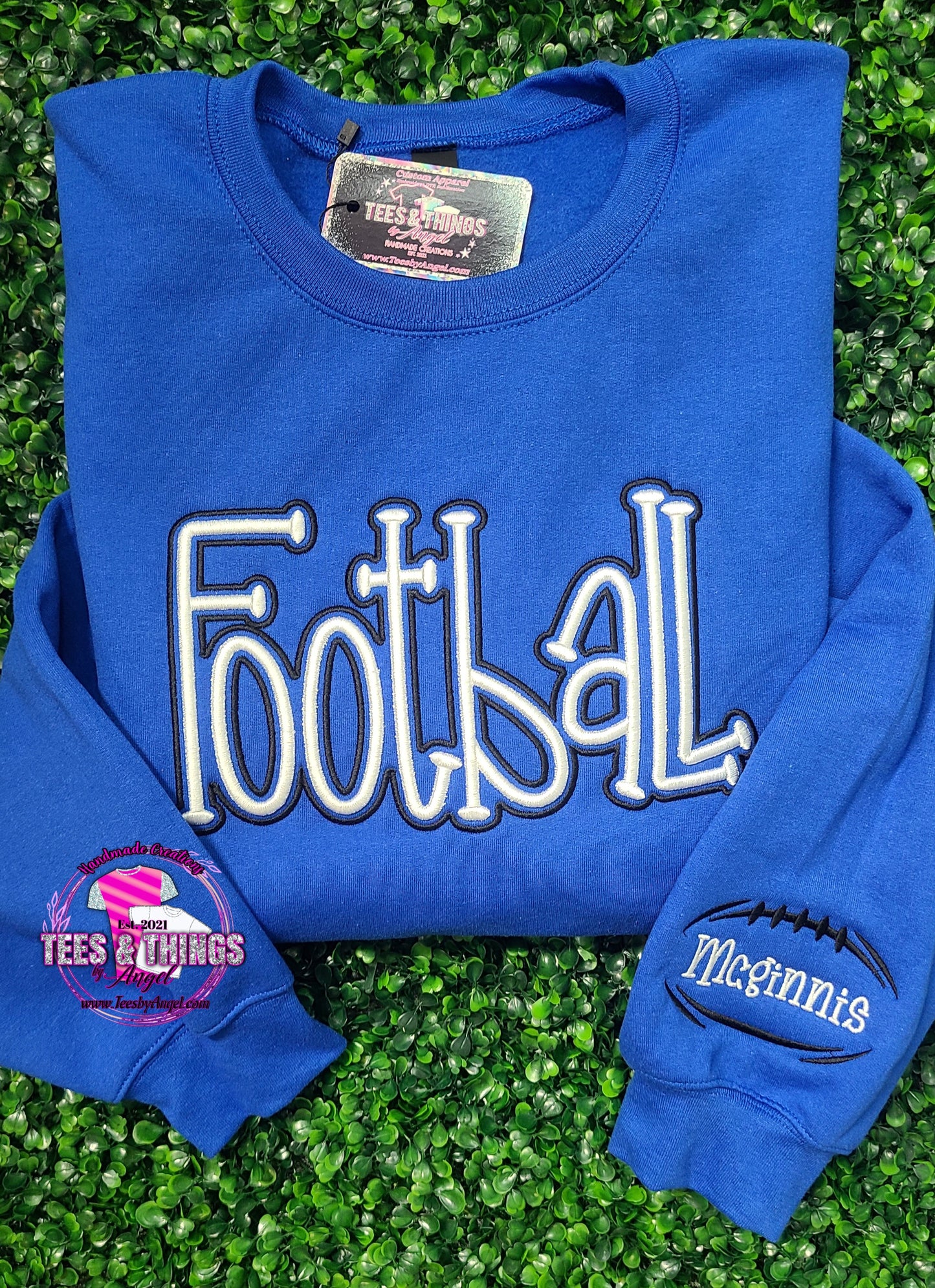 Football 🏈 3D embroidered!