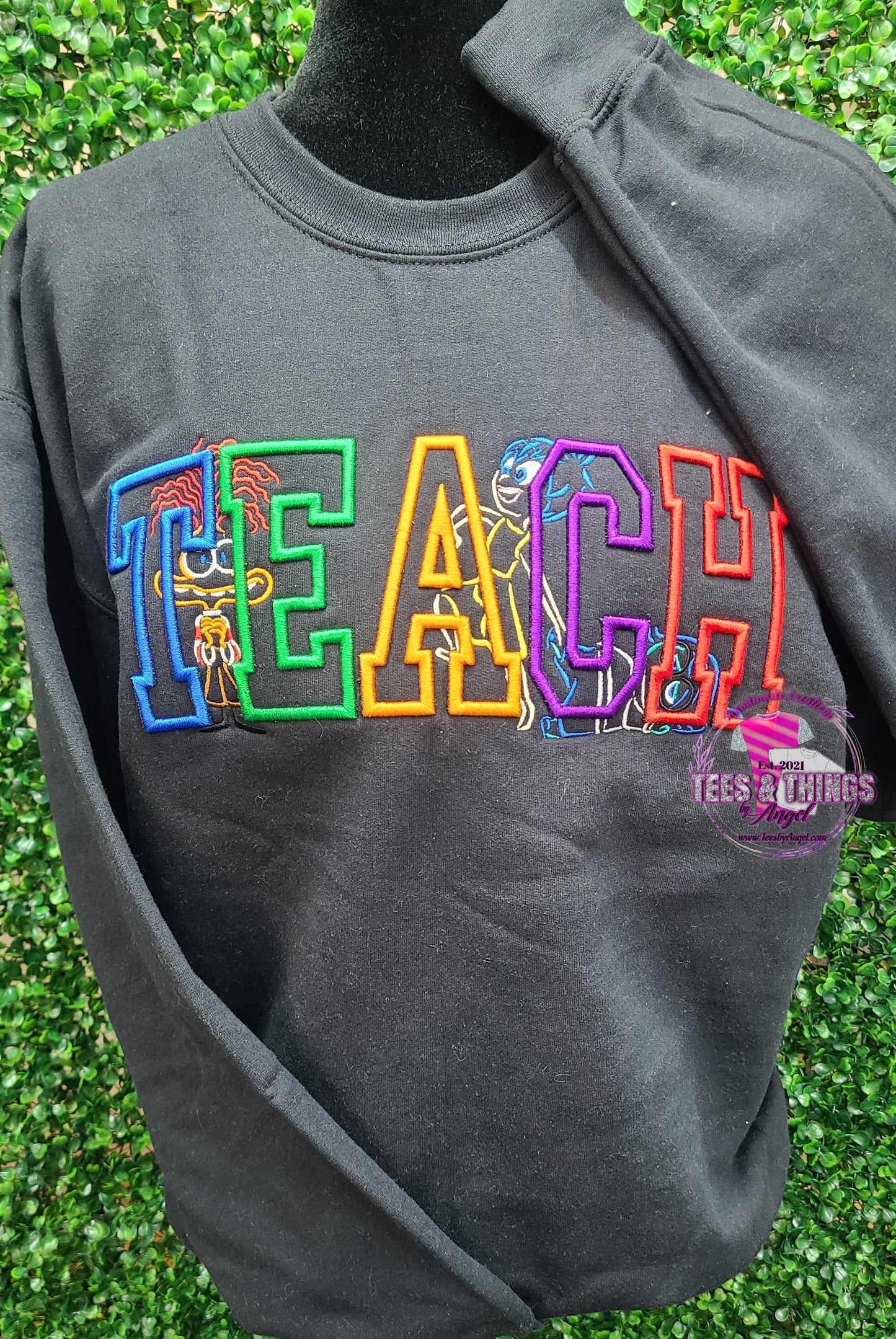 Teach 🩷 Inside Out 3D embroidered.