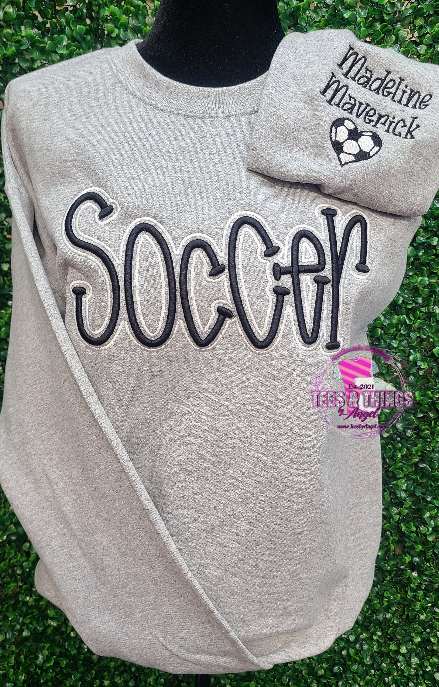 3D Soccer ⚽️ Embroidered shirt