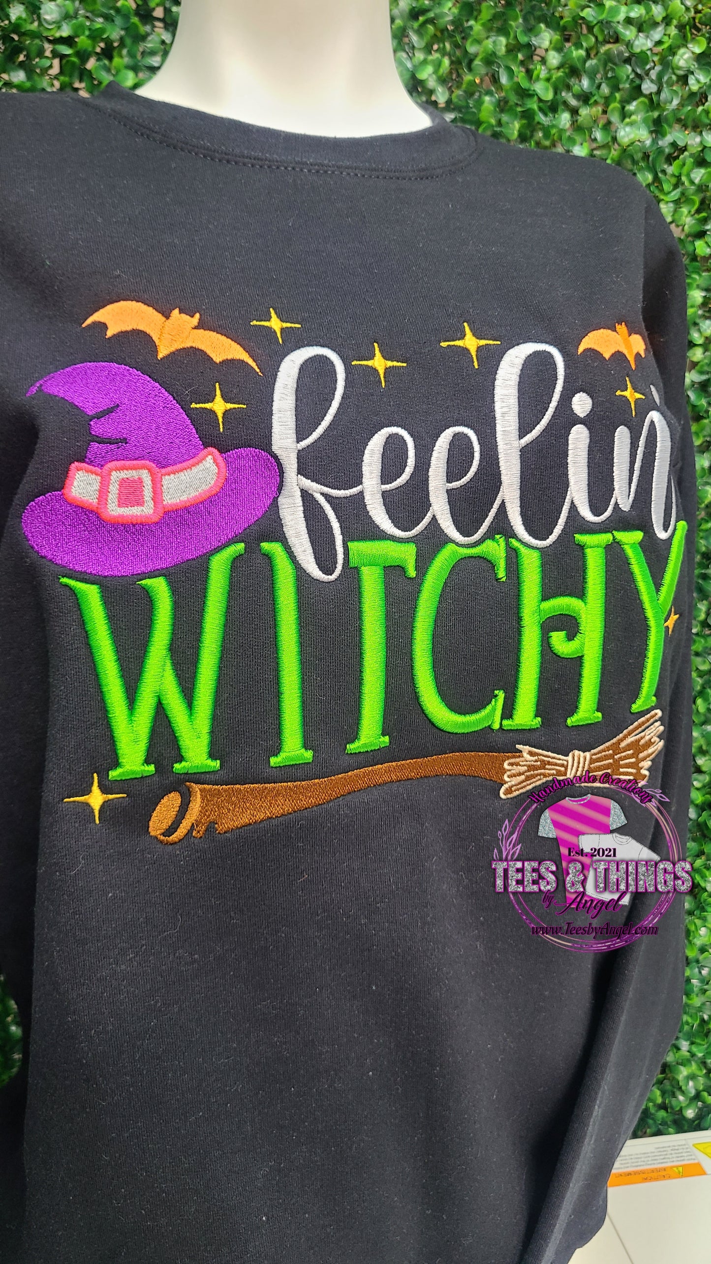 Feeling Witchy 🧙♀️ Embroidered Sweatshirt