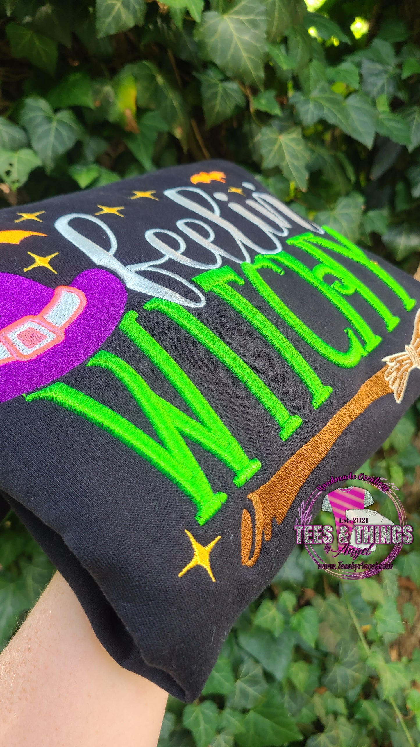 Feeling Witchy 🧙♀️ Embroidered Sweatshirt