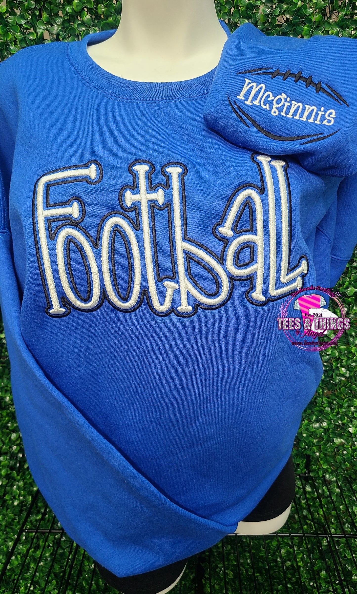 Football 🏈 3D embroidered!
