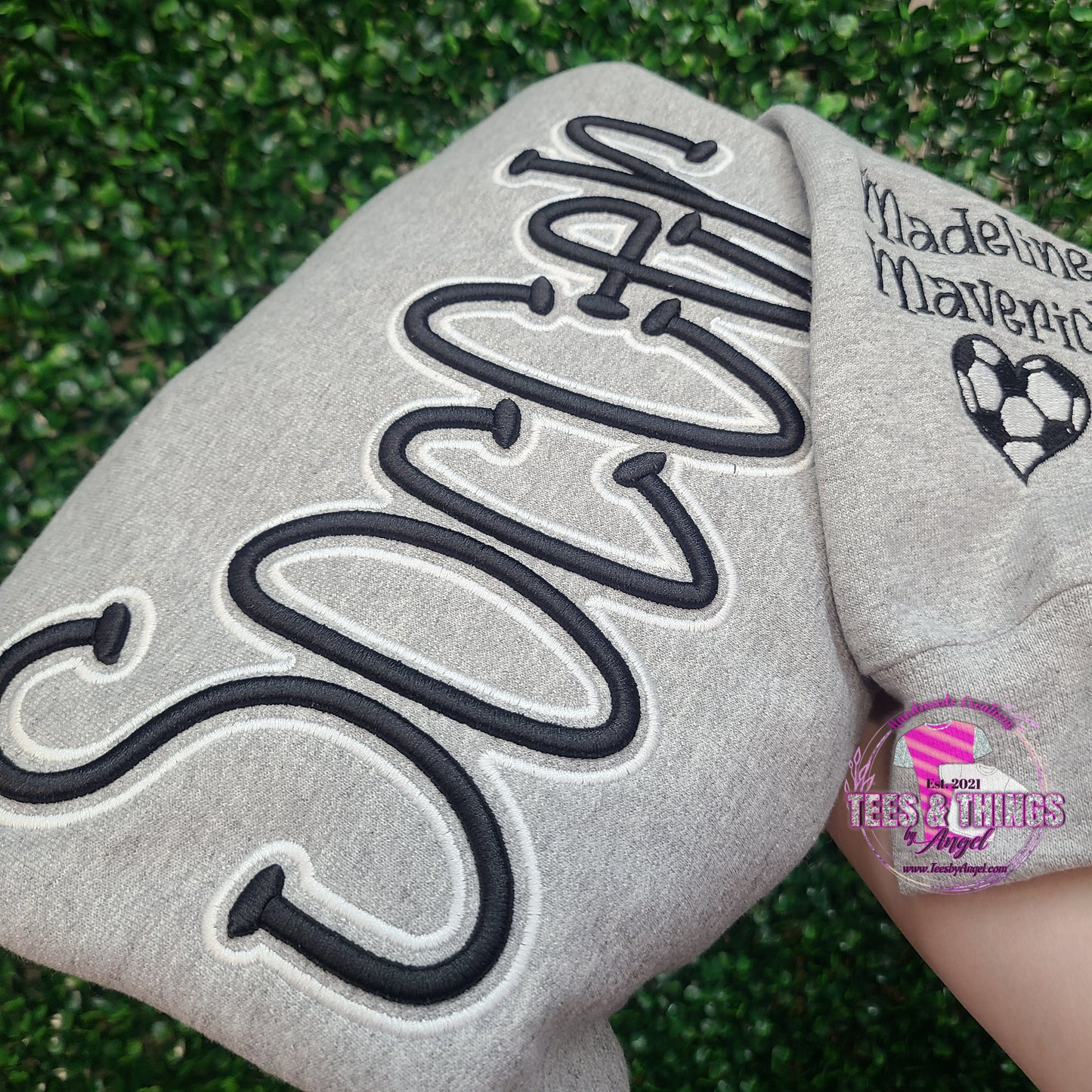 3D Soccer ⚽️ Embroidered shirt