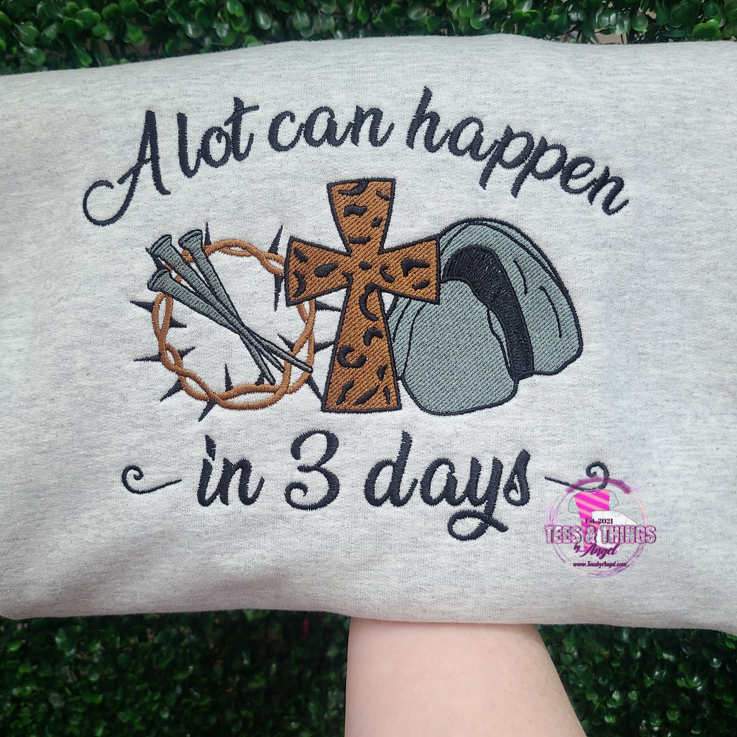 A Lot Can Happen in 3 Days ✝️ (small design)
