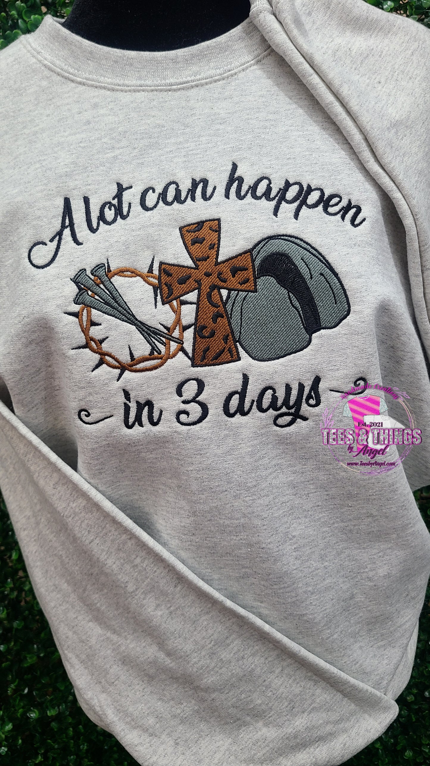 A Lot Can Happen in 3 Days ✝️ (small design)