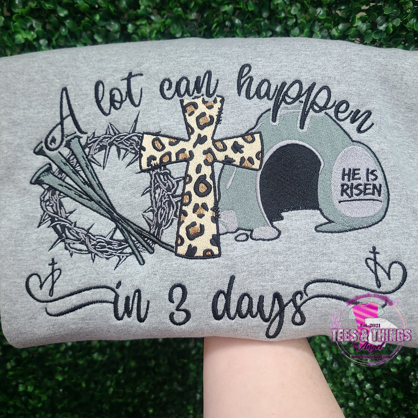 A Lot Can Happen in 3 Days ✝️ (Large Design)