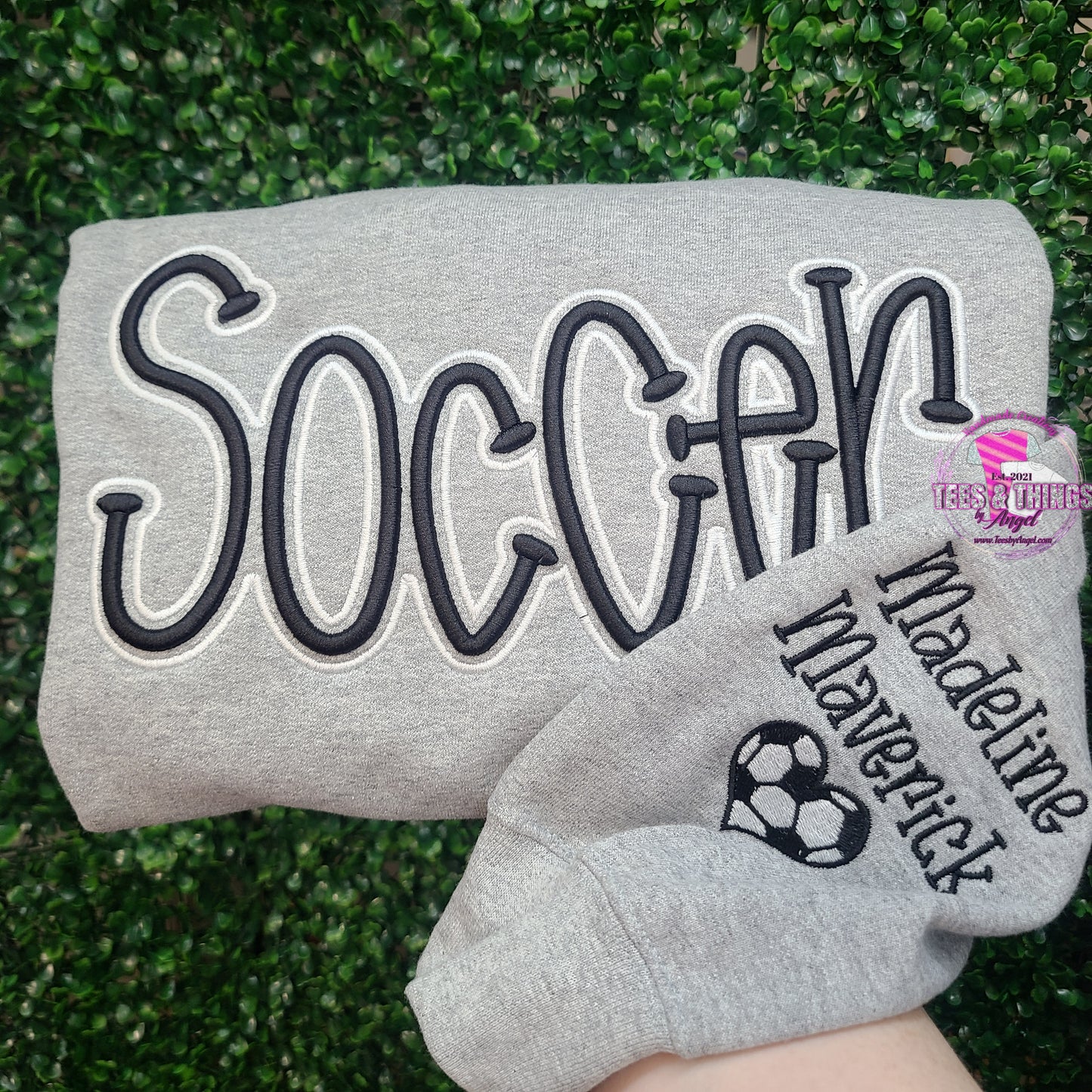 3D Soccer ⚽️ Embroidered shirt