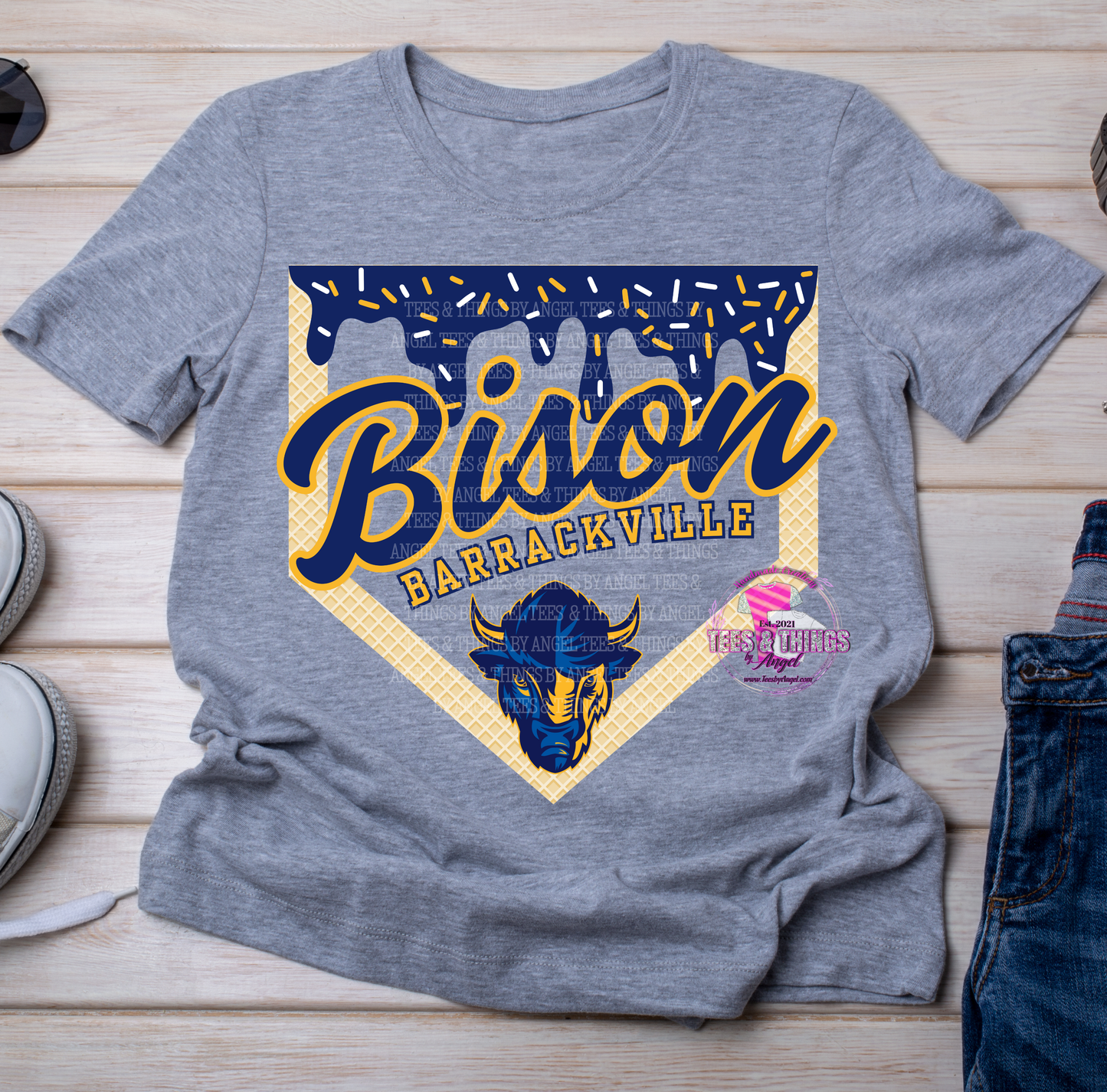 Local School Mascot "Drip" tees! š„š¦ā¾ļø