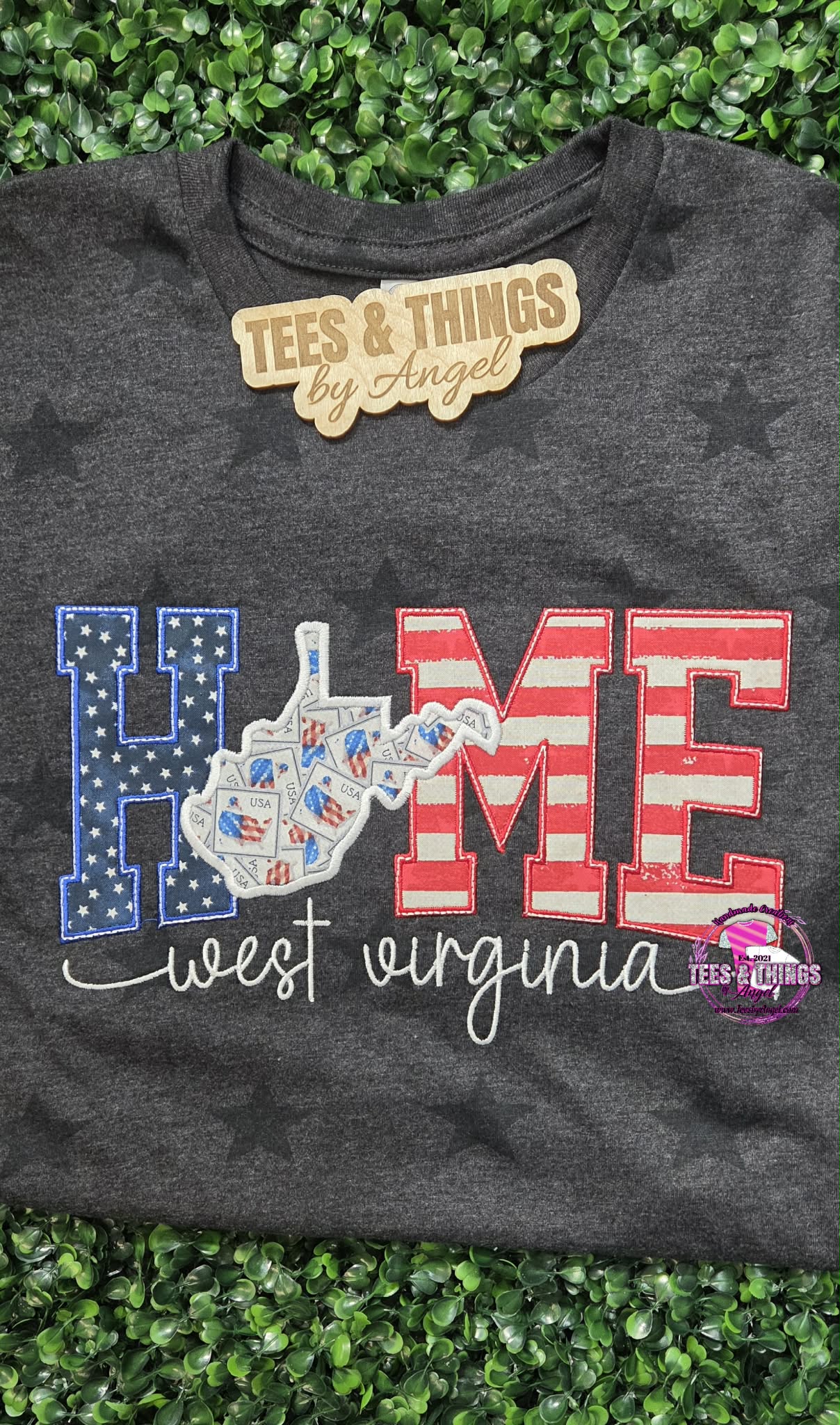 HOME WV πΊπΈ Patriotic Teeshirt