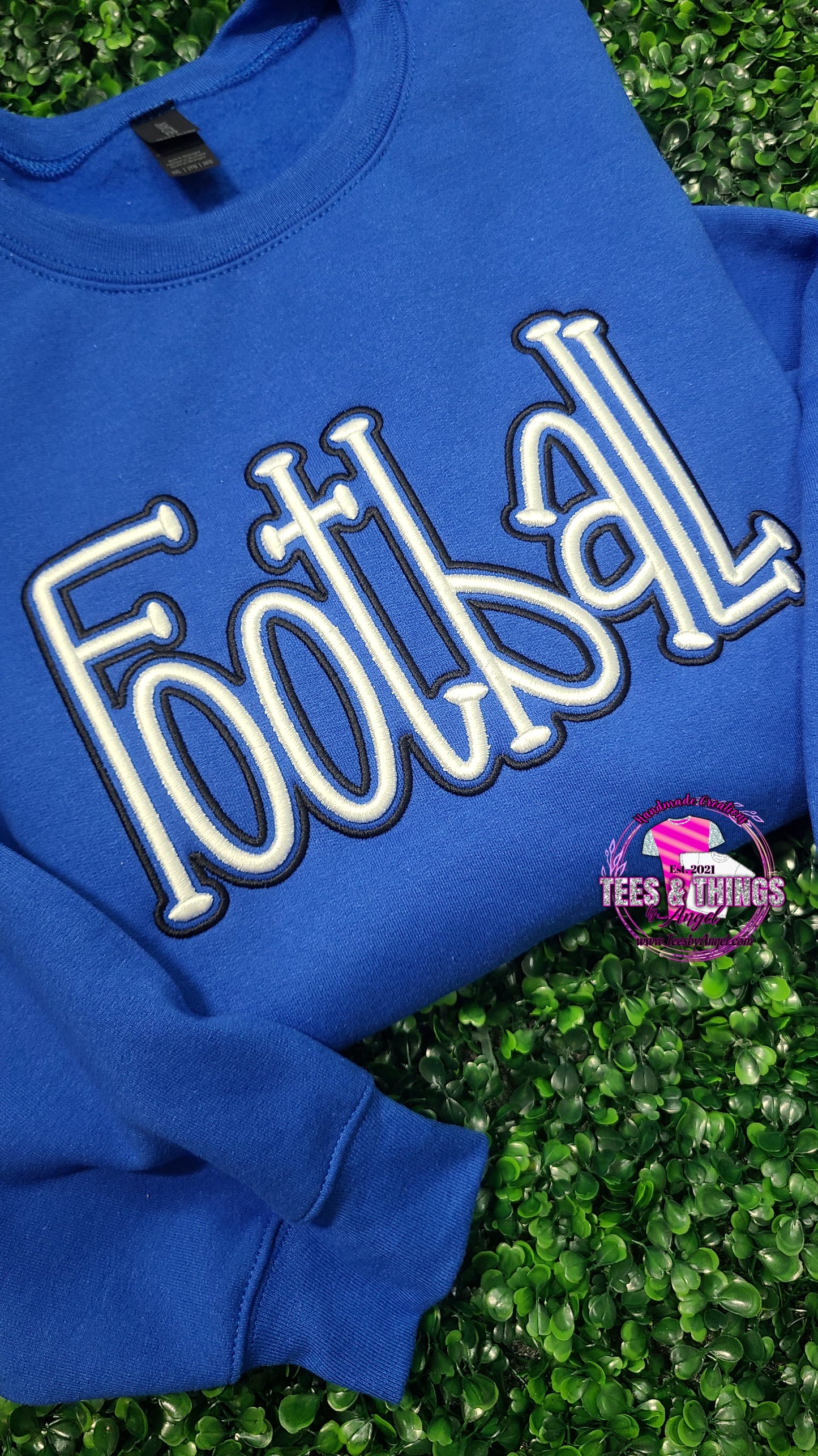 Football 🏈 3D embroidered!