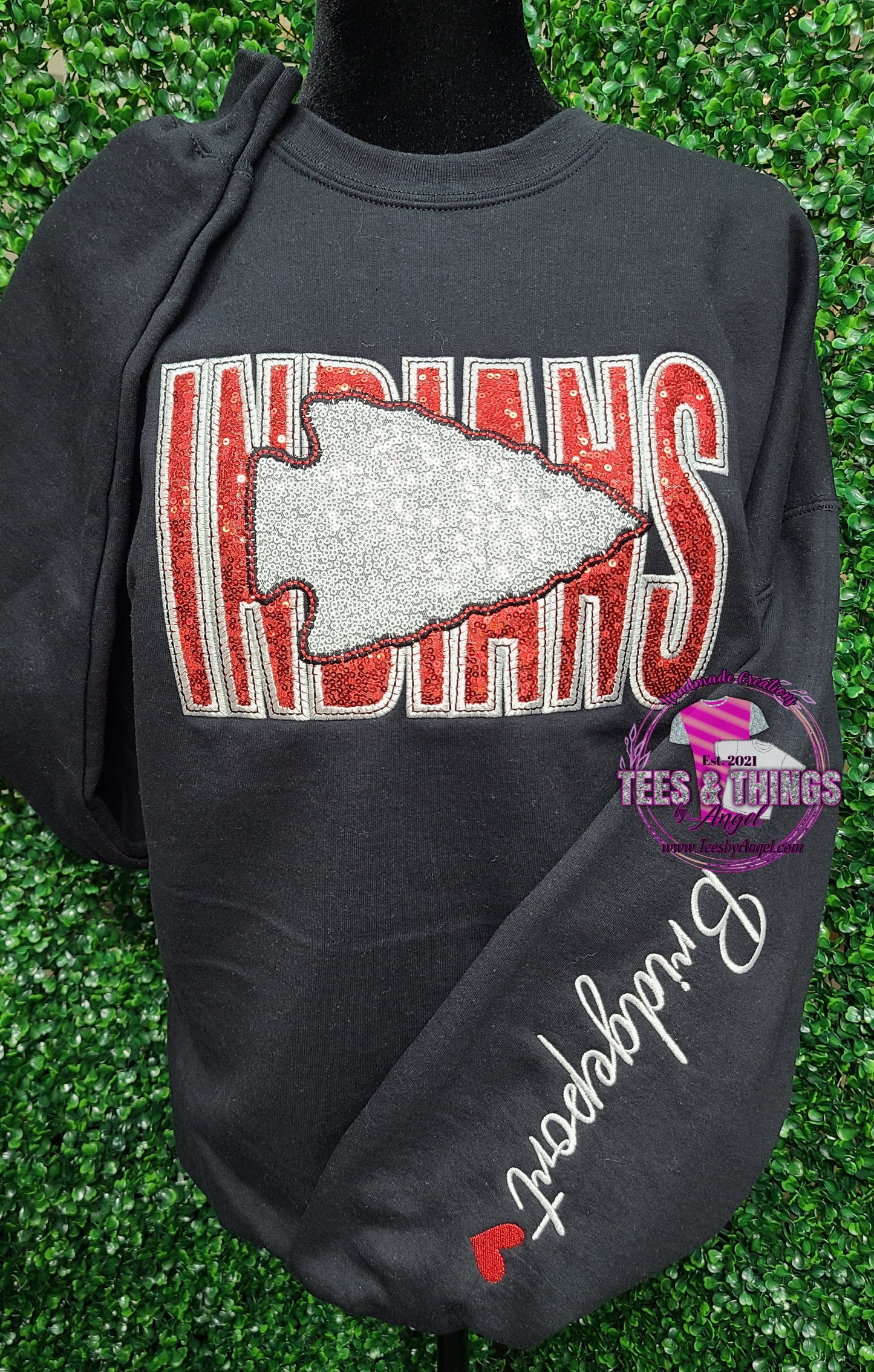 Bridgeport Indians New Style ❤️🖤 Sweatshirt!