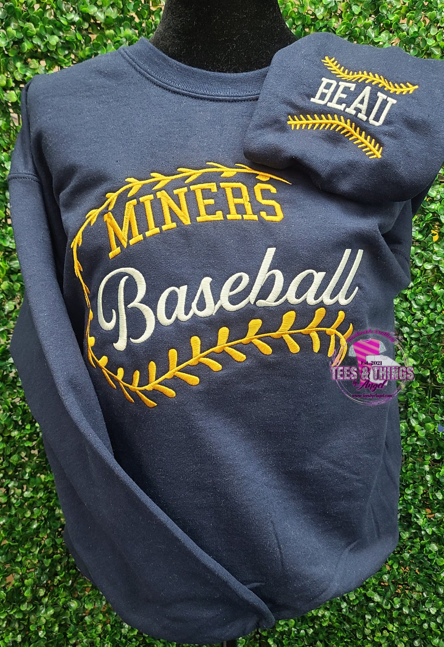 Baseball Laces Custom Sweatshirt ⚾️