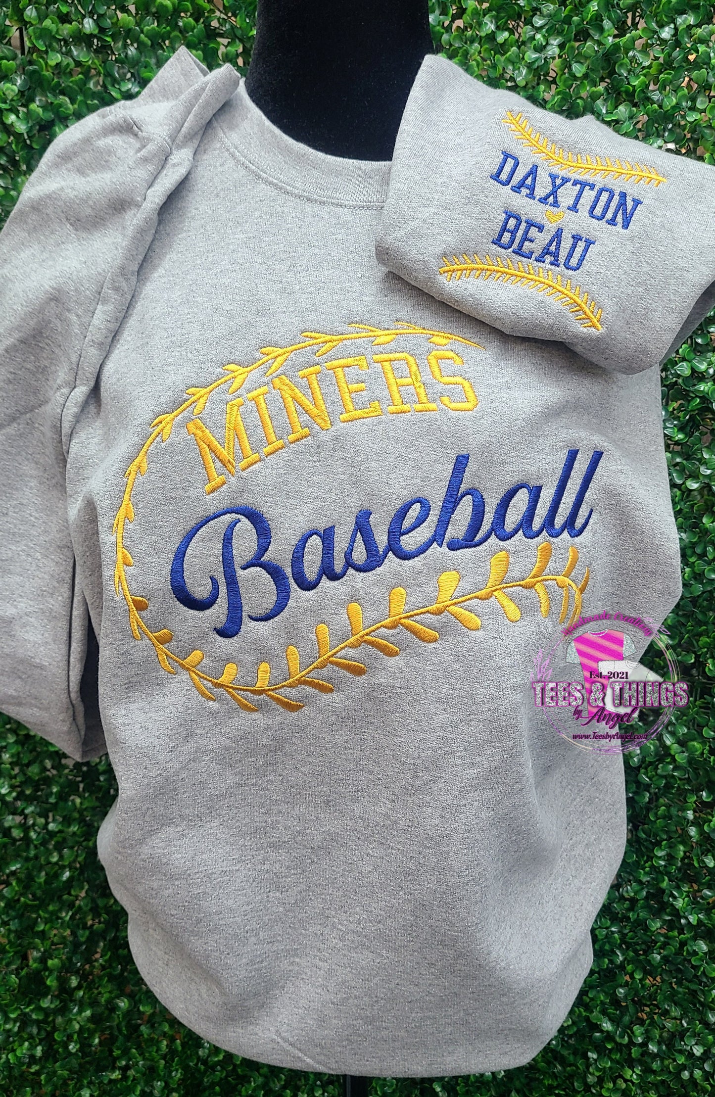Baseball Laces Custom Sweatshirt ⚾️