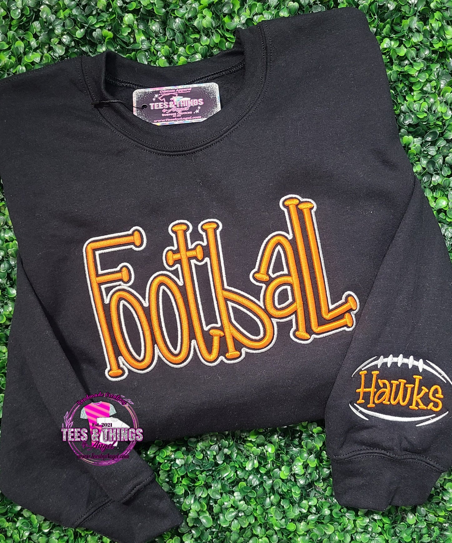 Football 🏈 3D embroidered!