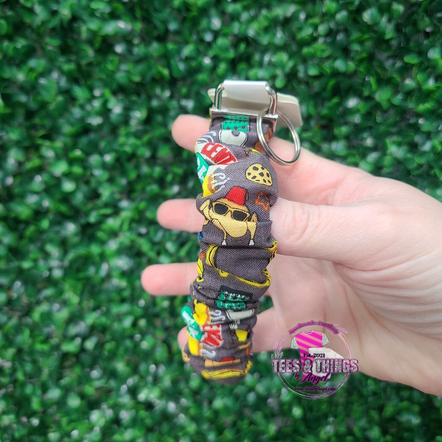 Friends Scrunchie Keyfob Wristlet š