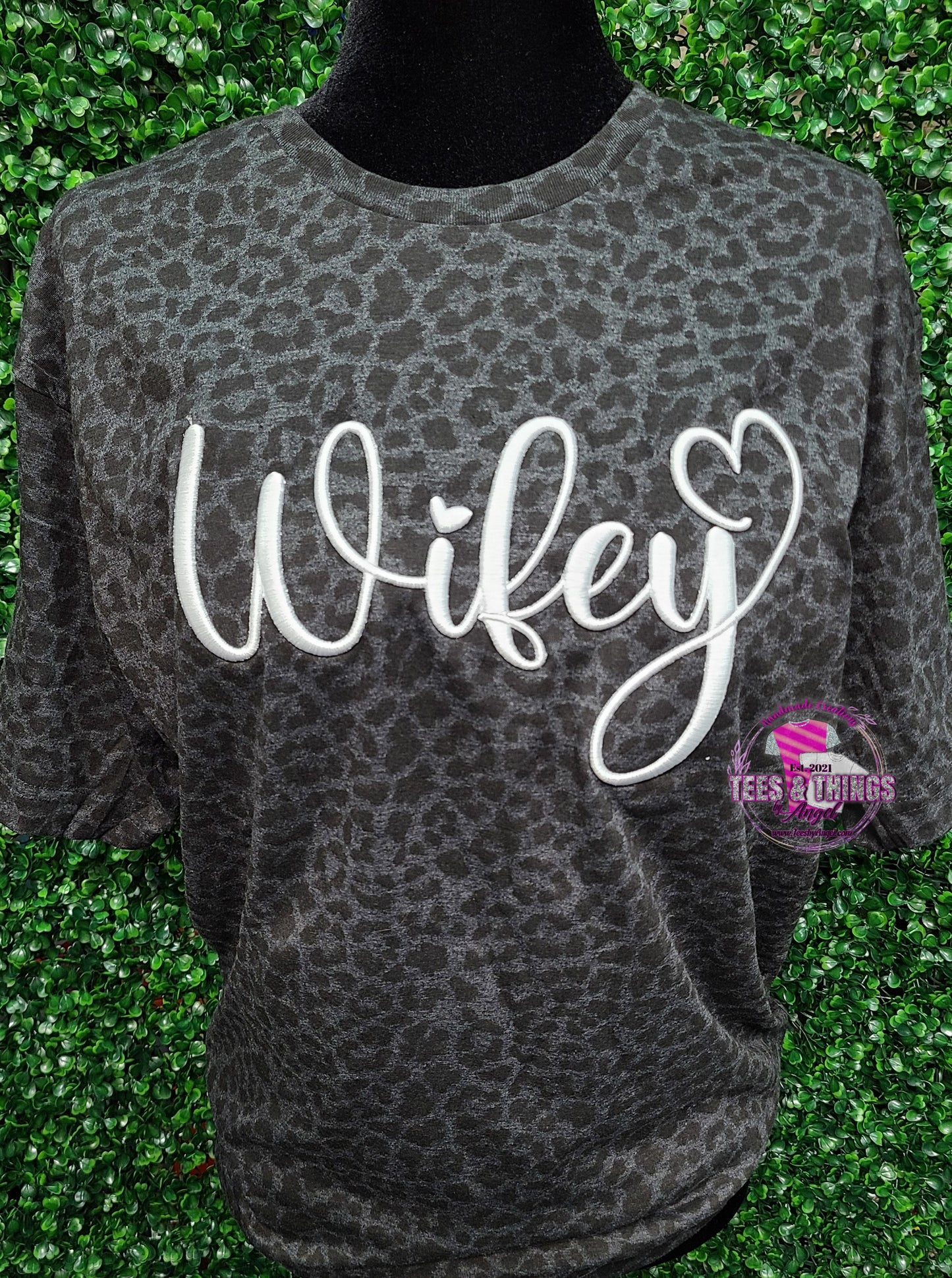 Wifey 3D Embroidered Tee