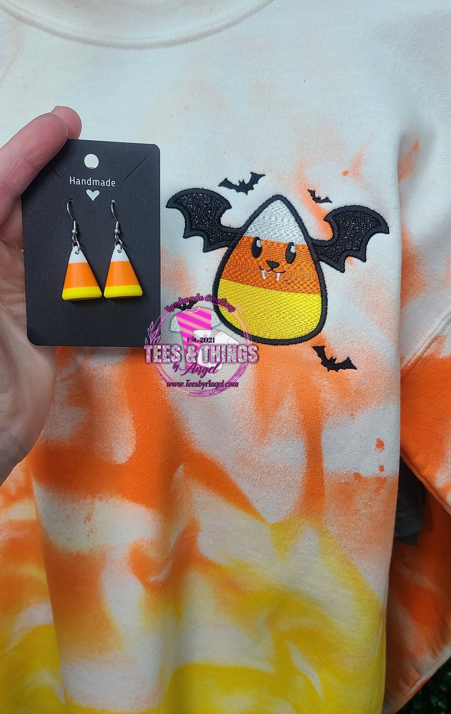 Candy Corn Earrings ๐งก๐
