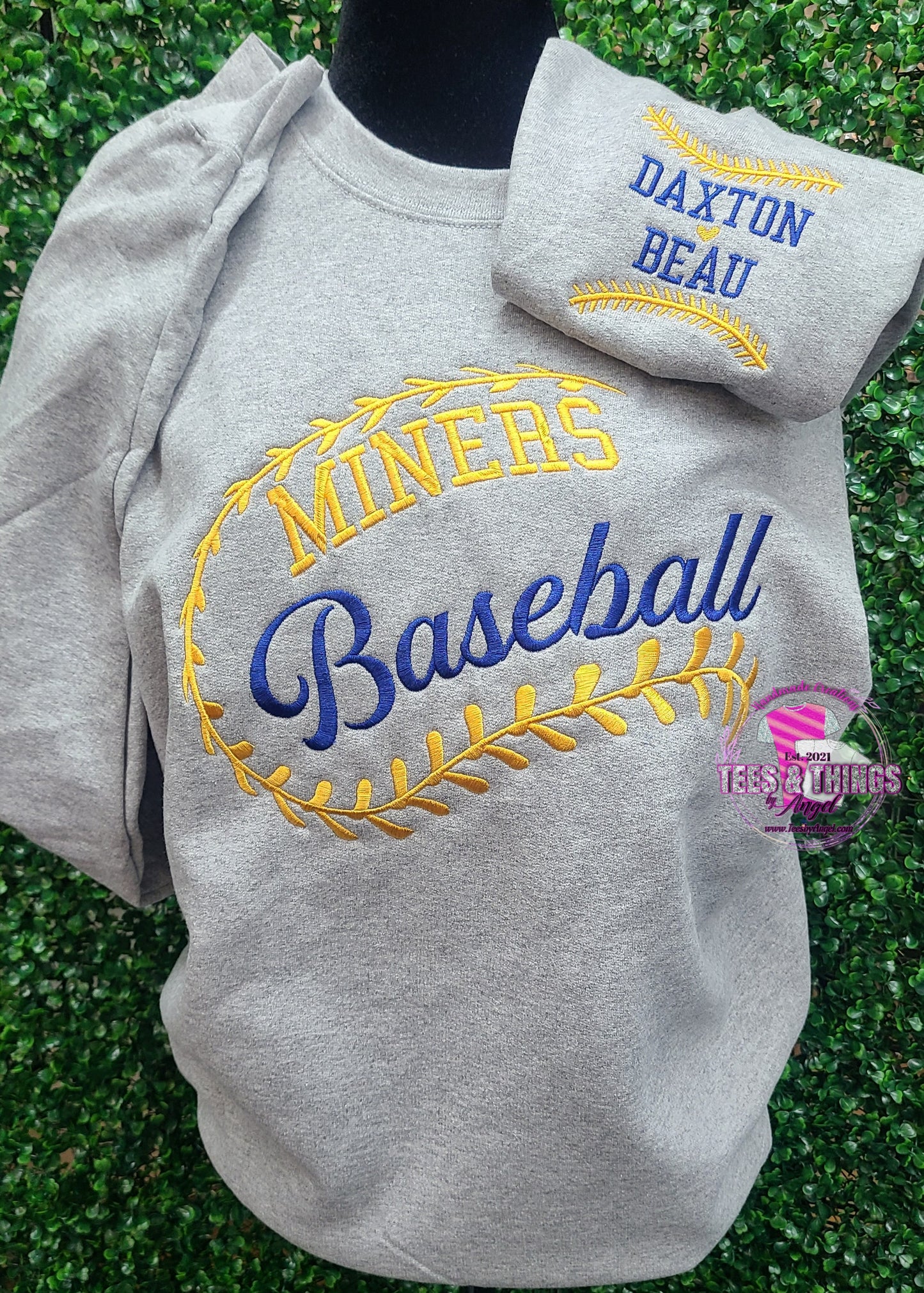 Baseball Laces Custom Sweatshirt ⚾️