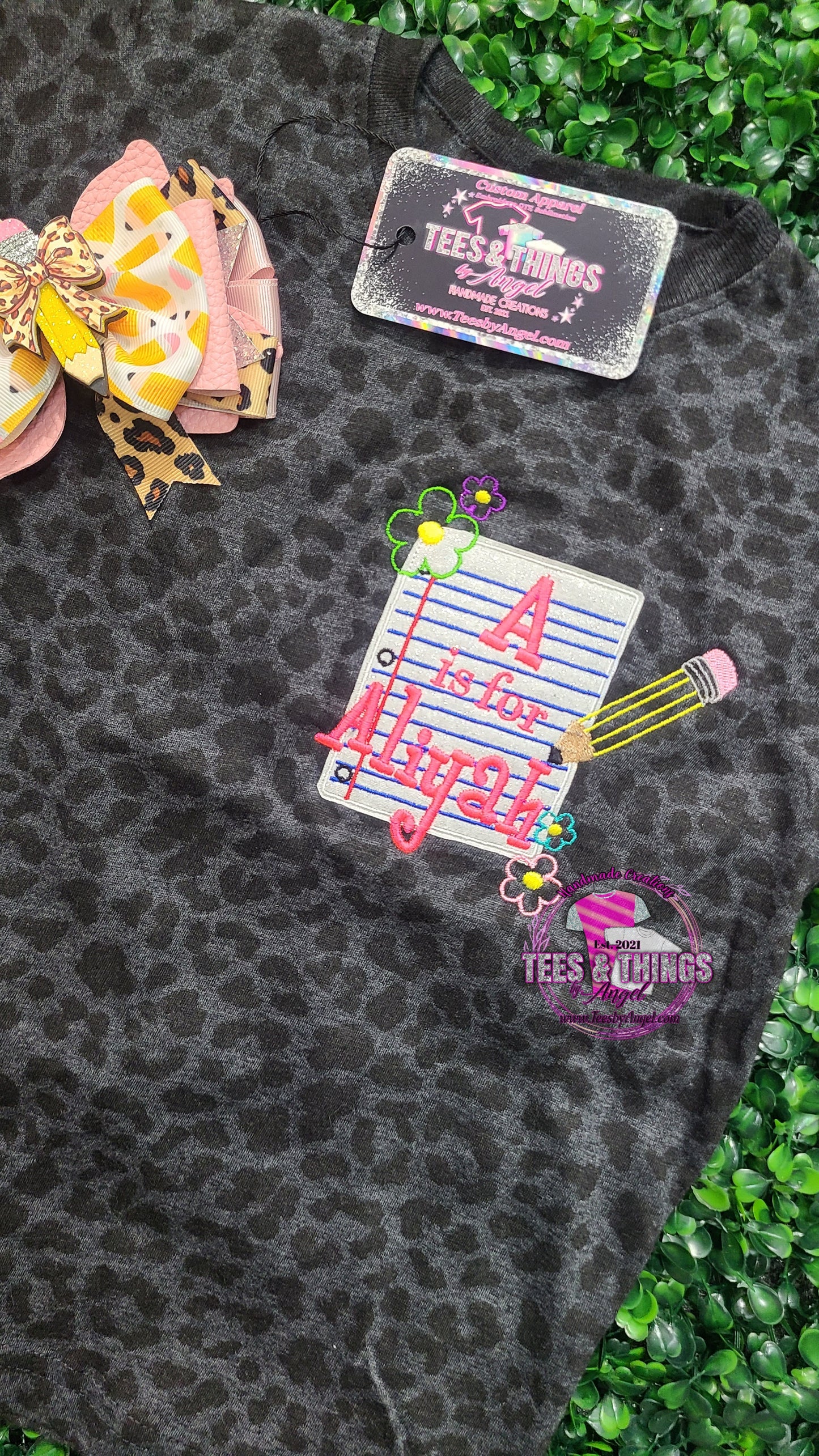 Custom name Paper & Pencil shirt. ✏️ 💐
