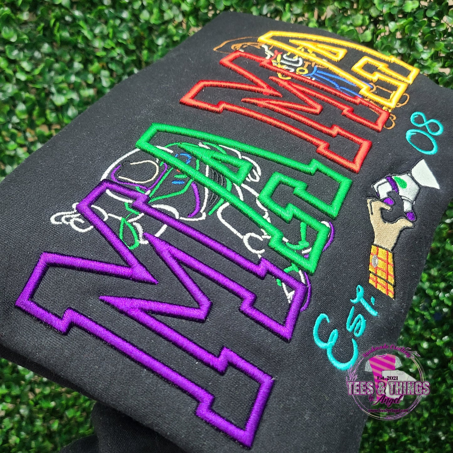 3D Embroidered Toy Story Mama! ❤️💛💜💚