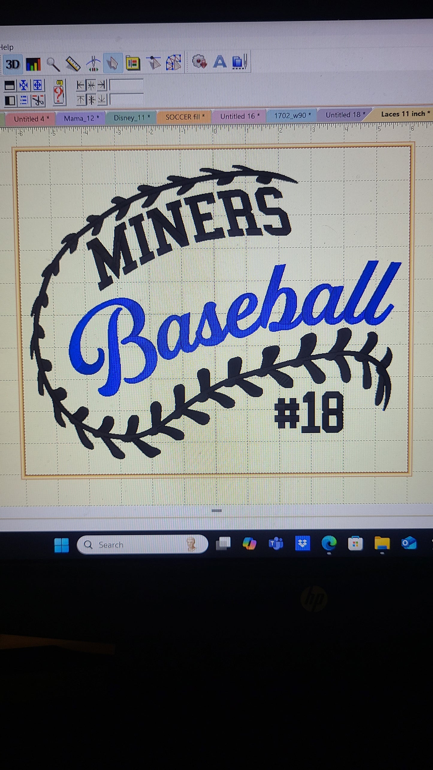 Baseball Laces Custom Sweatshirt ⚾️