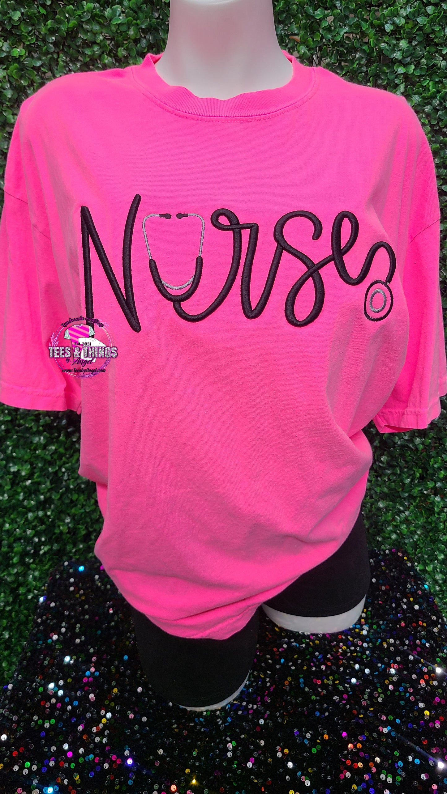 Nurse 3D embroidered Teeshirt!