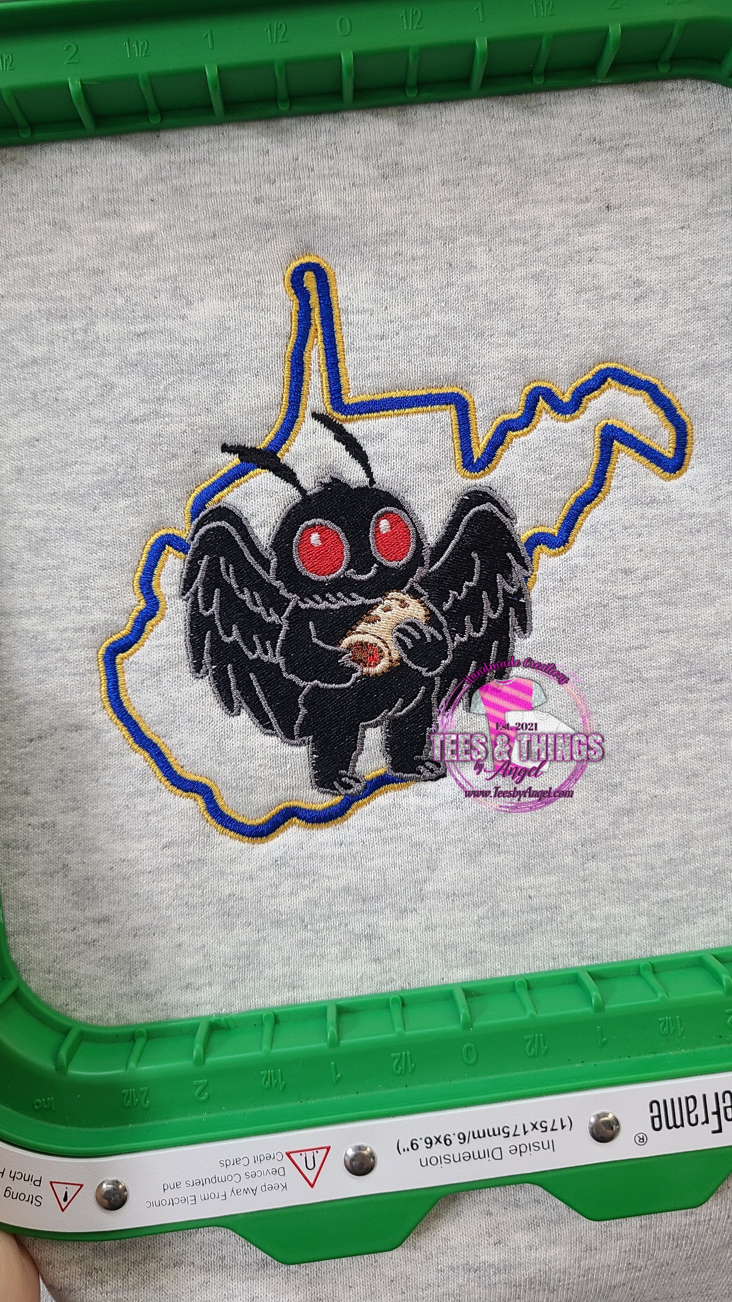 WV Mothman embroidered sweatshirt! šš