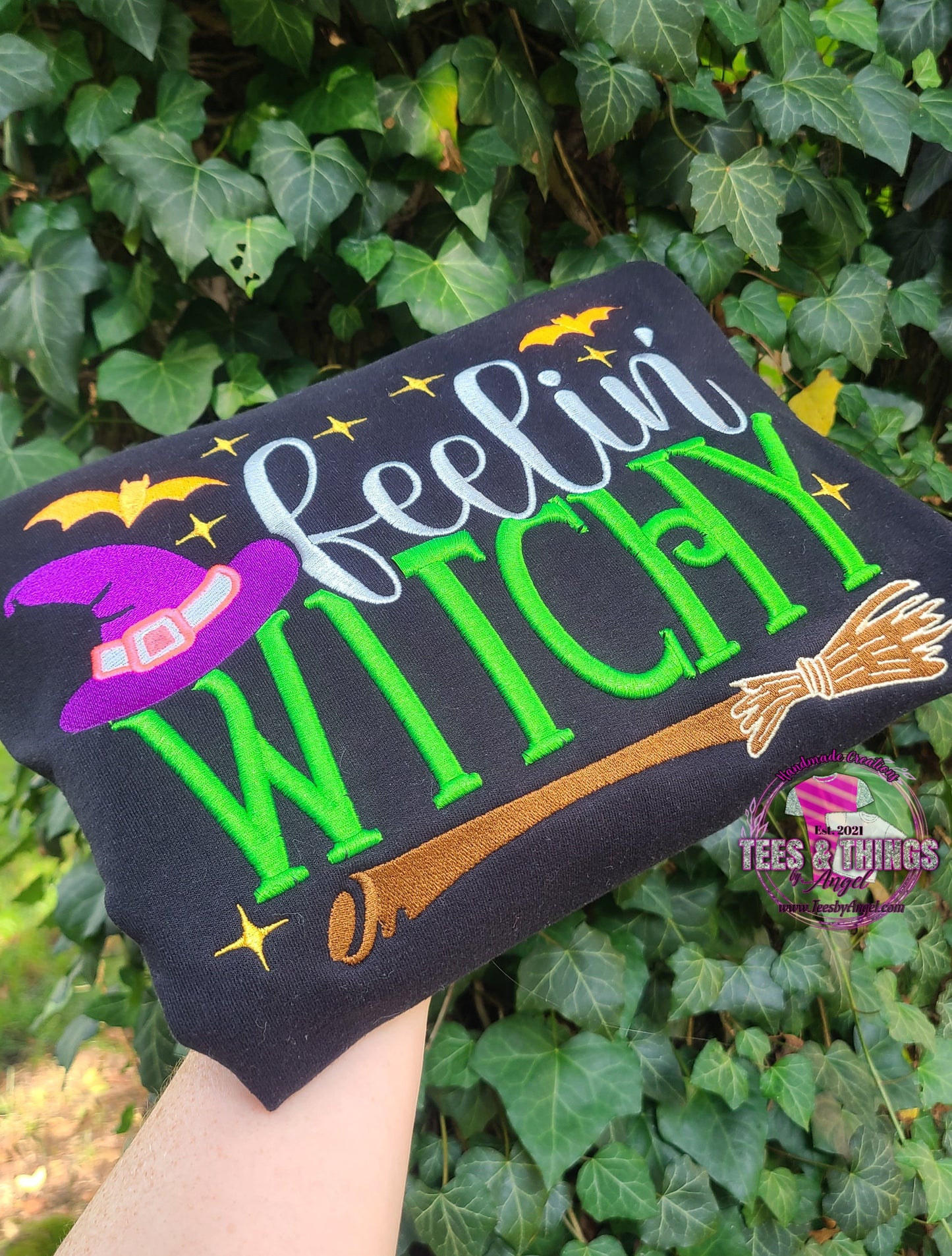 Feeling Witchy 🧙♀️ Embroidered Sweatshirt