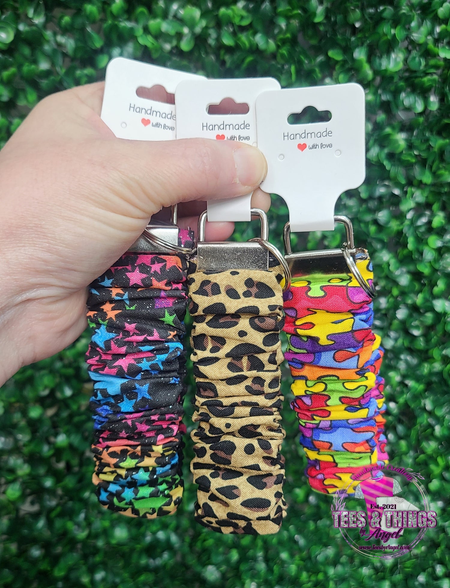 Scrunchie Key Fob Wristlet