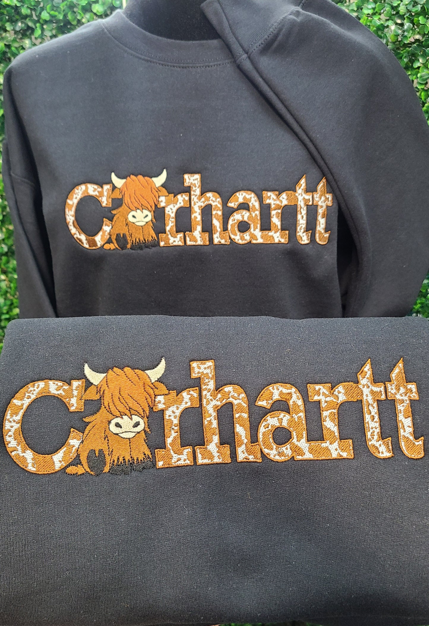 Cowhartt Embroidered Sweatshirt